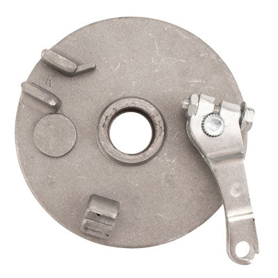 Brake Assy - RIGHT - 4.0 Inch Drum with Backing Plate and Shoes with V Spring - Version 06R