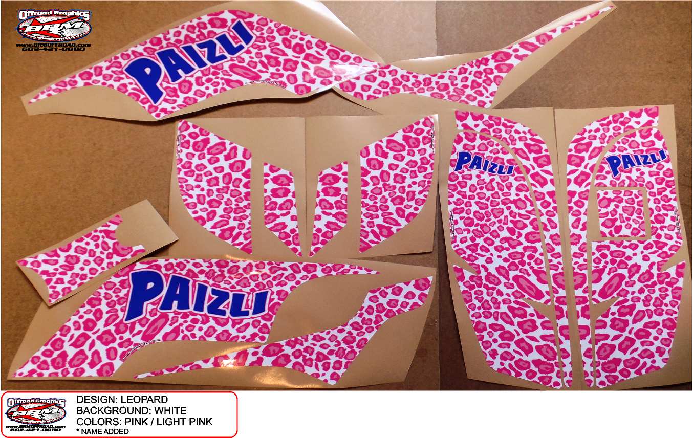 LEOPARD - TEAM DECAL KIT