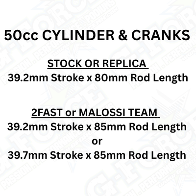 TECH - 50cc CRANK & CYLINDER