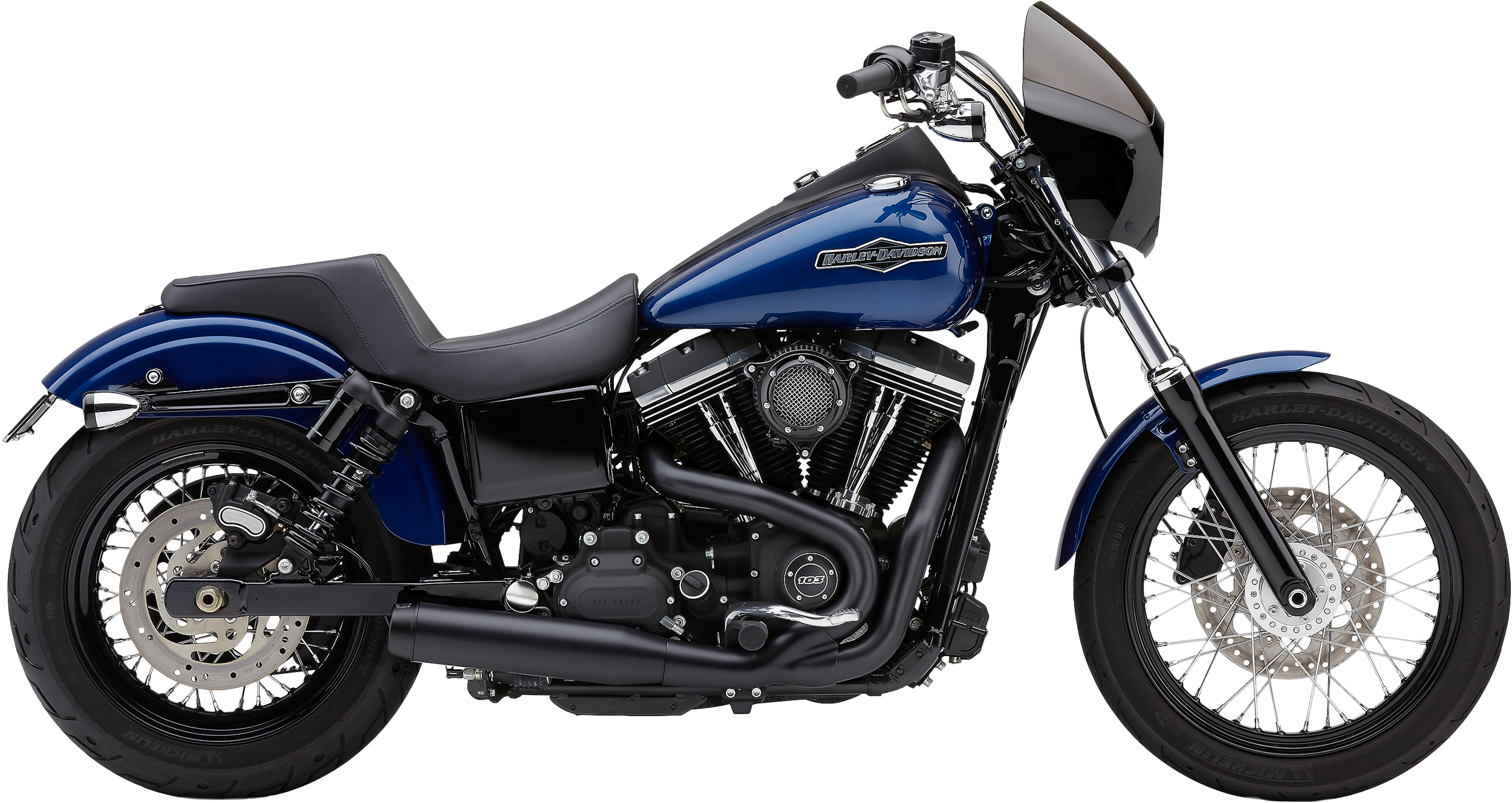 EL DIABLO 3.5" 2-1 CHROME DYNA 06-11