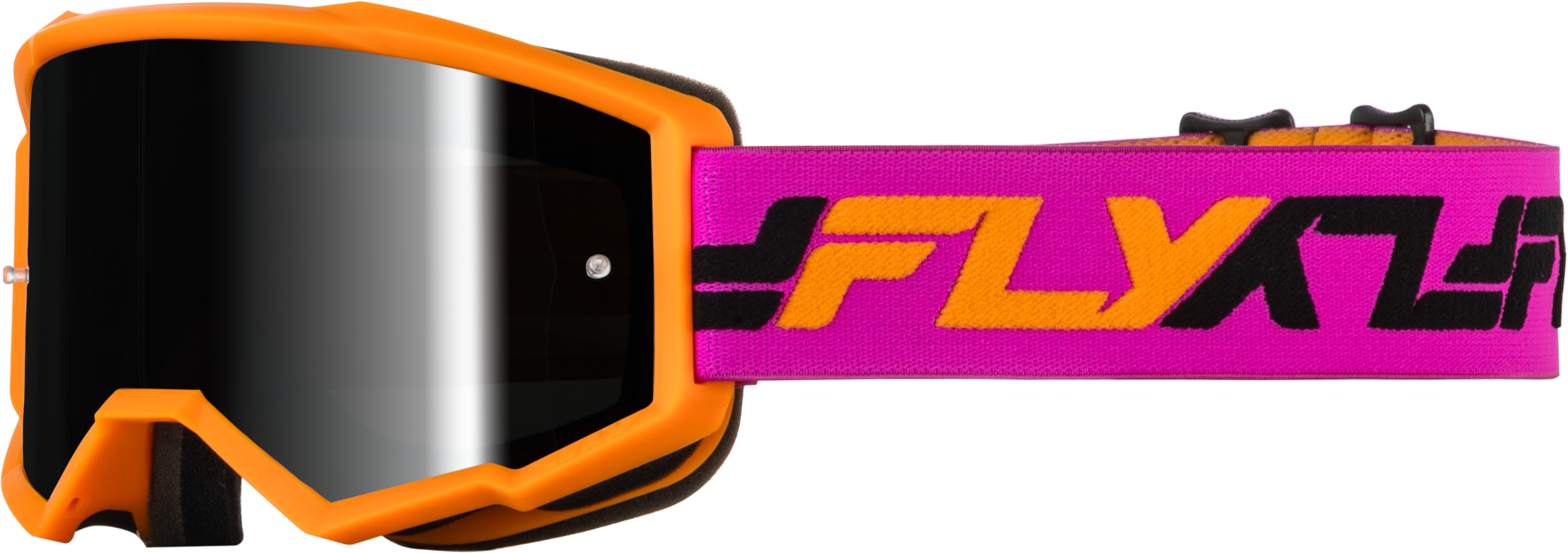 ZONE GOGGLE ORANGE/PINK W/ BLACK MIRROR/SMOKE LENS