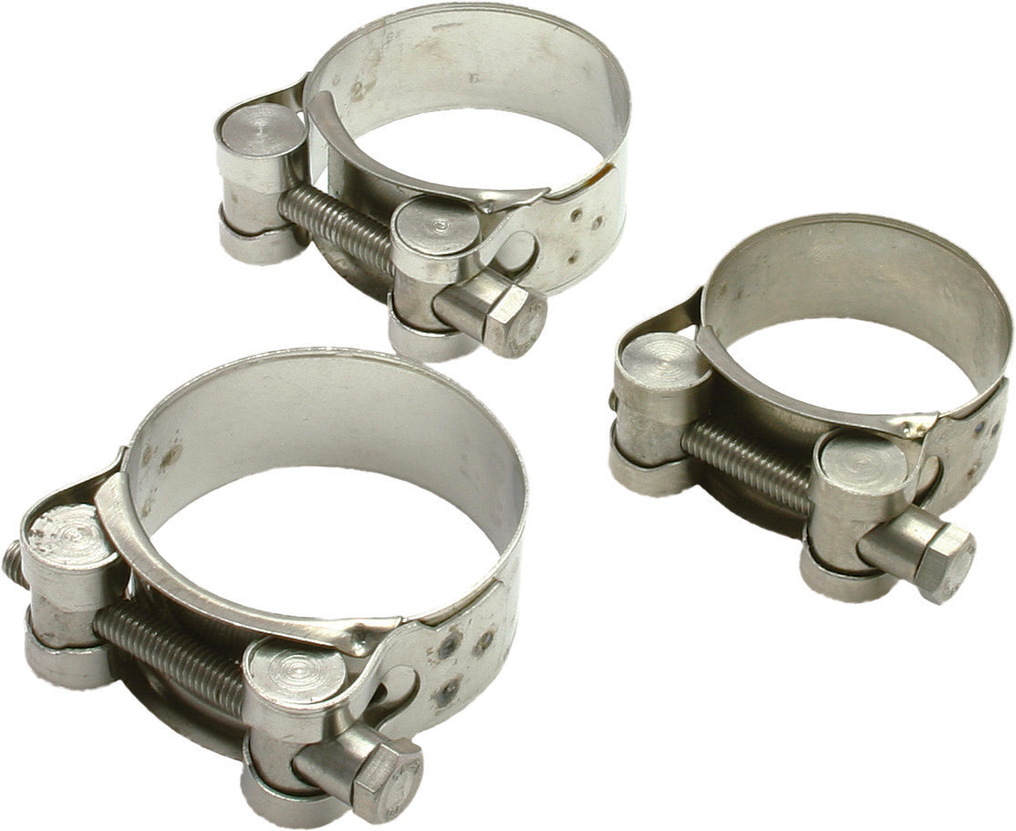 STAINLESS EXHAUST CLAMP 36MM-39MM