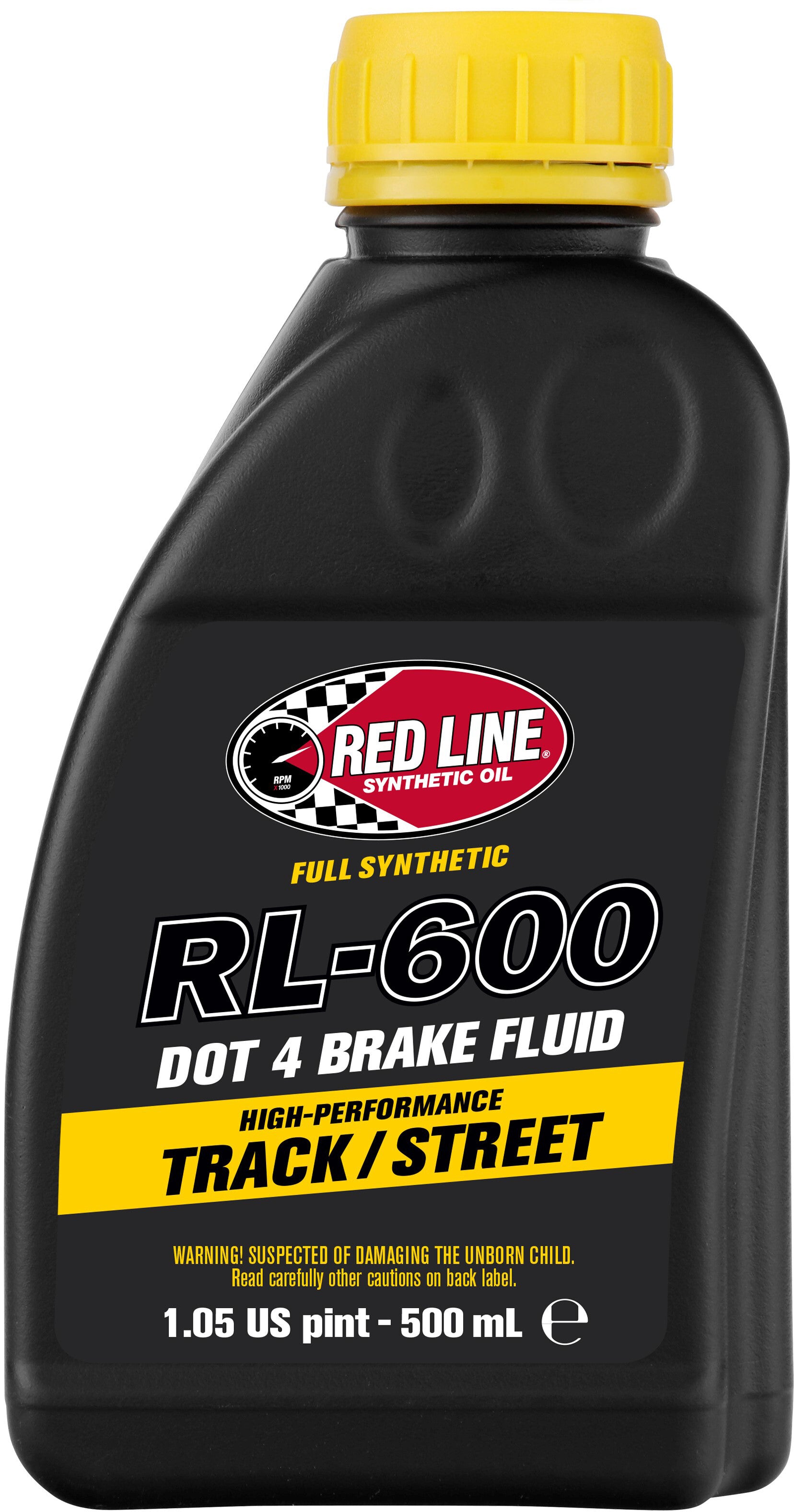 RL-600 DOT 4 SYN BRAKE FLUID 500ML 6/CASE