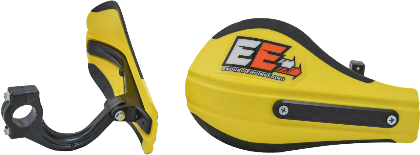 COMPOSITE MNT ROOST DEFLECTORS YELLOW W/MOUNTING HARDWARE