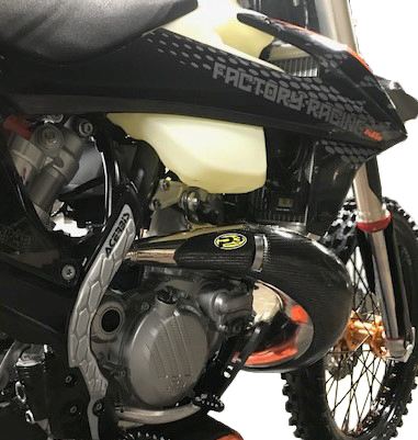 PIPE GUARD CARBON MAX COVERAGE KTM/HUS