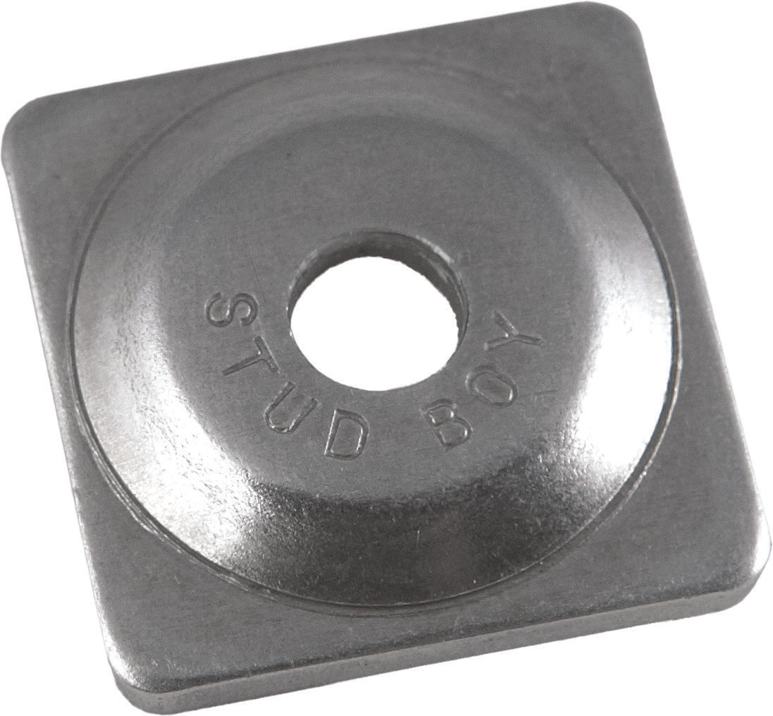 SQUARE BACKER PLATES ALUMINUM 24/PK