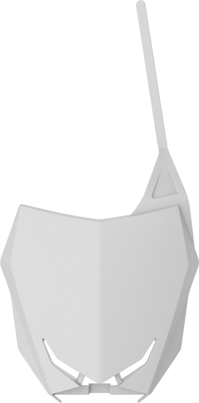 FRONT NUMBER PLATE WHITE