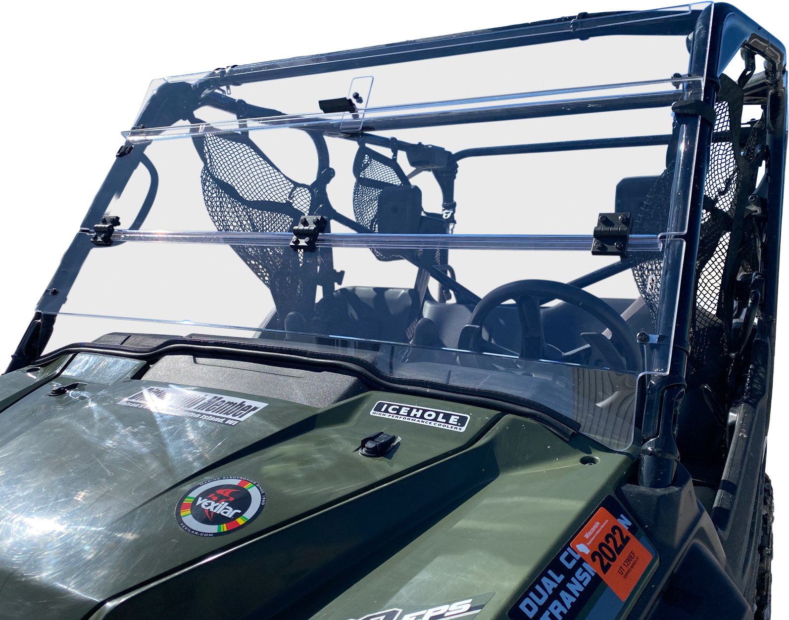 FOLDING WINDSHIELD
