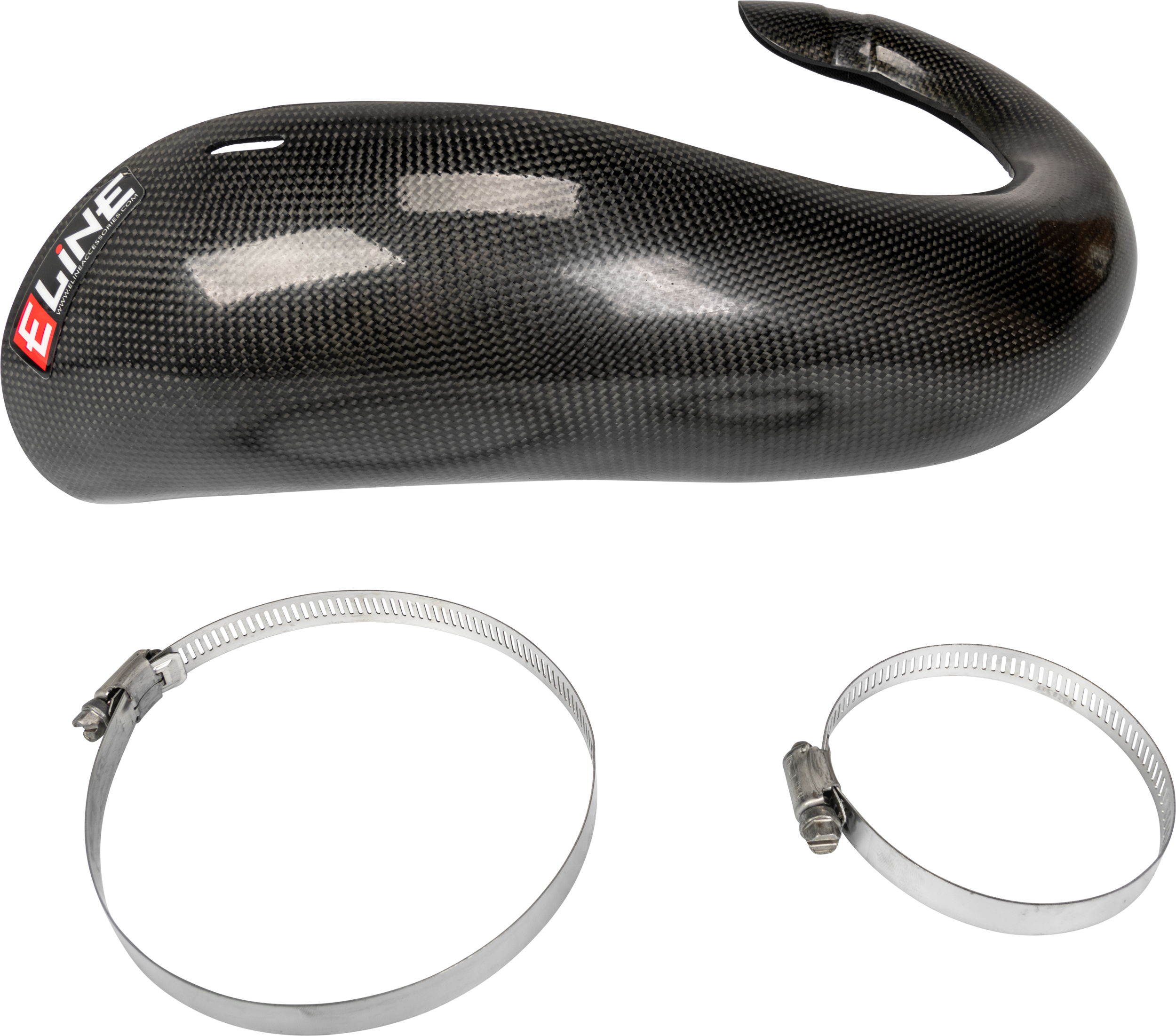 CARBON FIBER PIPE GUARDS HUS/KTM