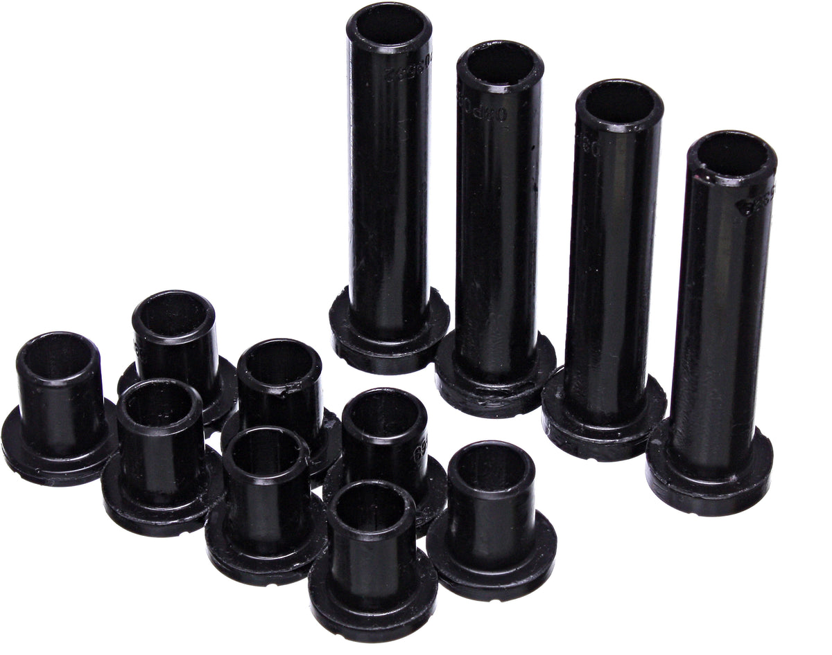 CONTROL ARM BUSHINGS FRONT BLACK POL