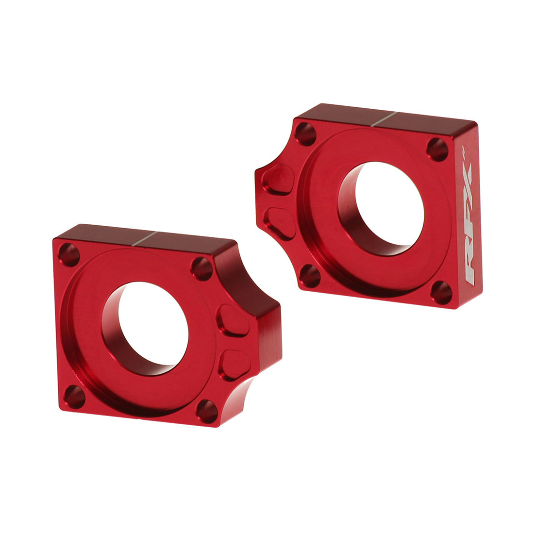 REAR AXLE BLOCKS RED GAS/KTM/HUSQ