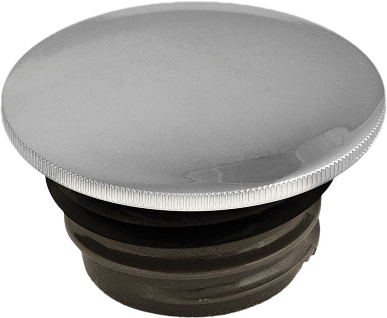 GAS CAP SCREW-IN SMOOTH VENTED CHROME `96-24