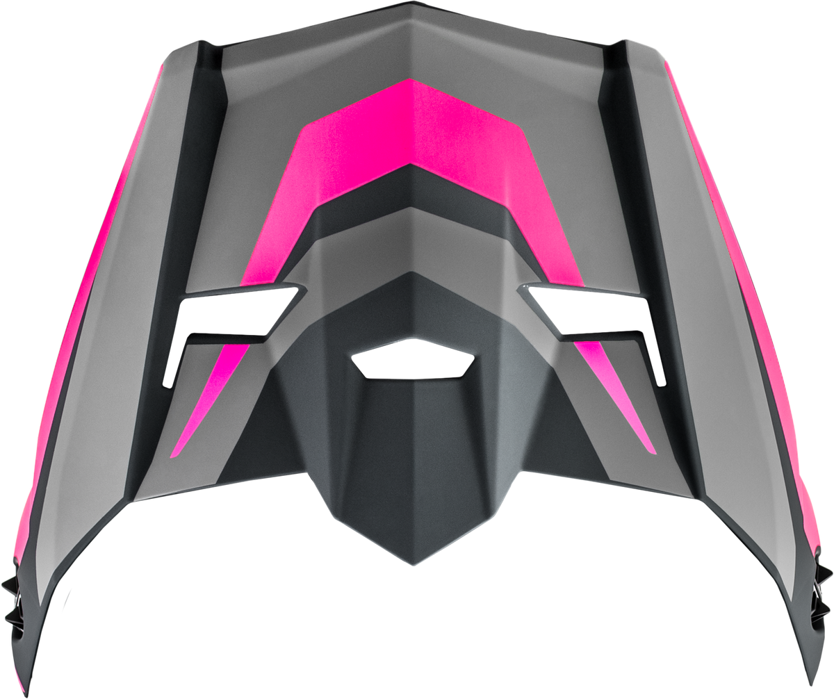 MX-46 CYCLUS VISOR MATTE GREY/PINK MD-XL