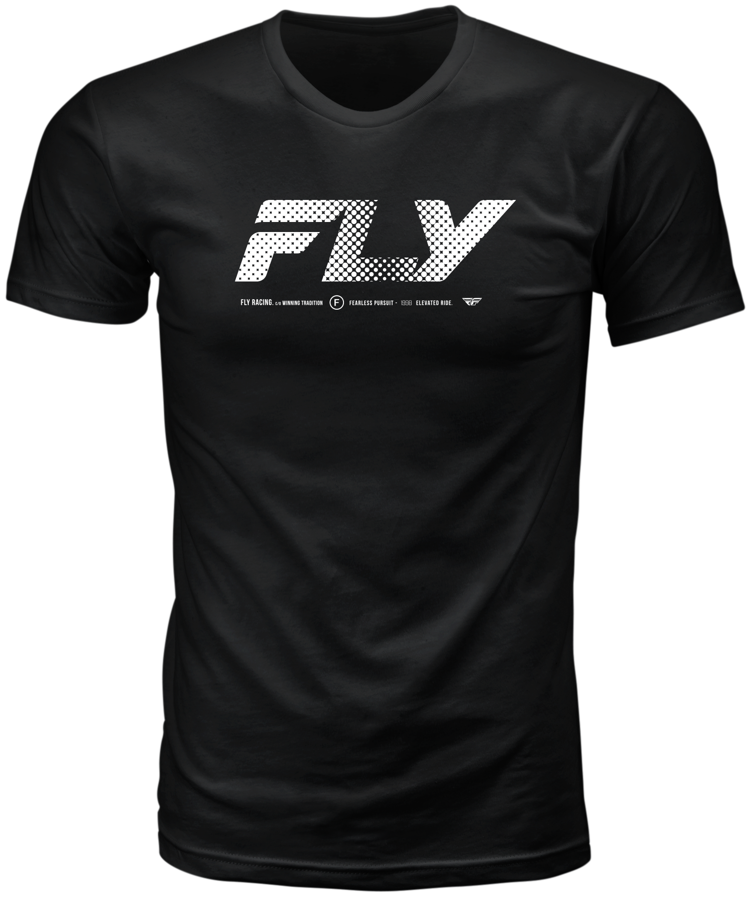 FLY WORLDWIDE TEE BLACK LG
