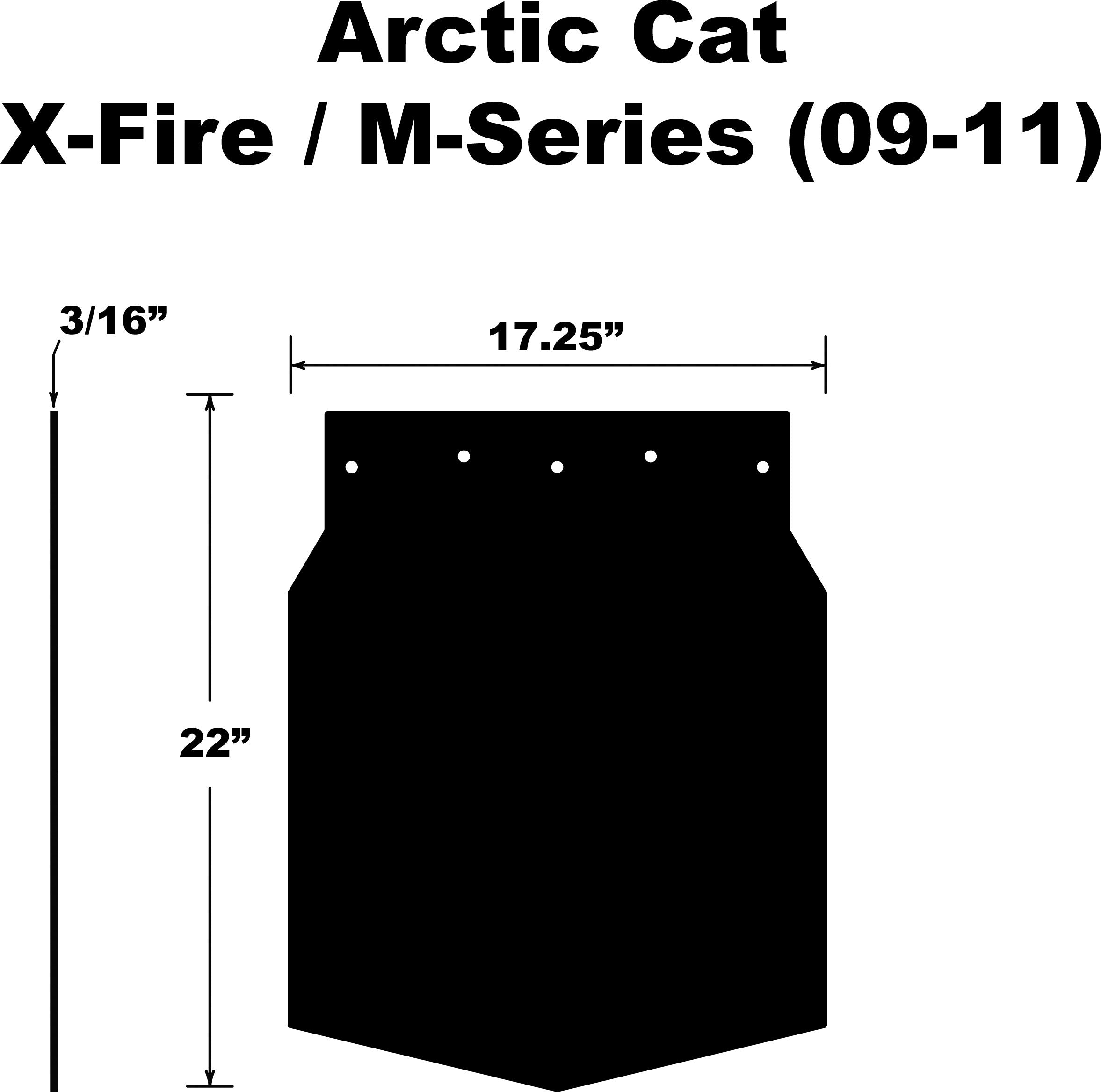SNOWFLAP ARCTIC CAT M-SERIES/X-FIRE 09-11
