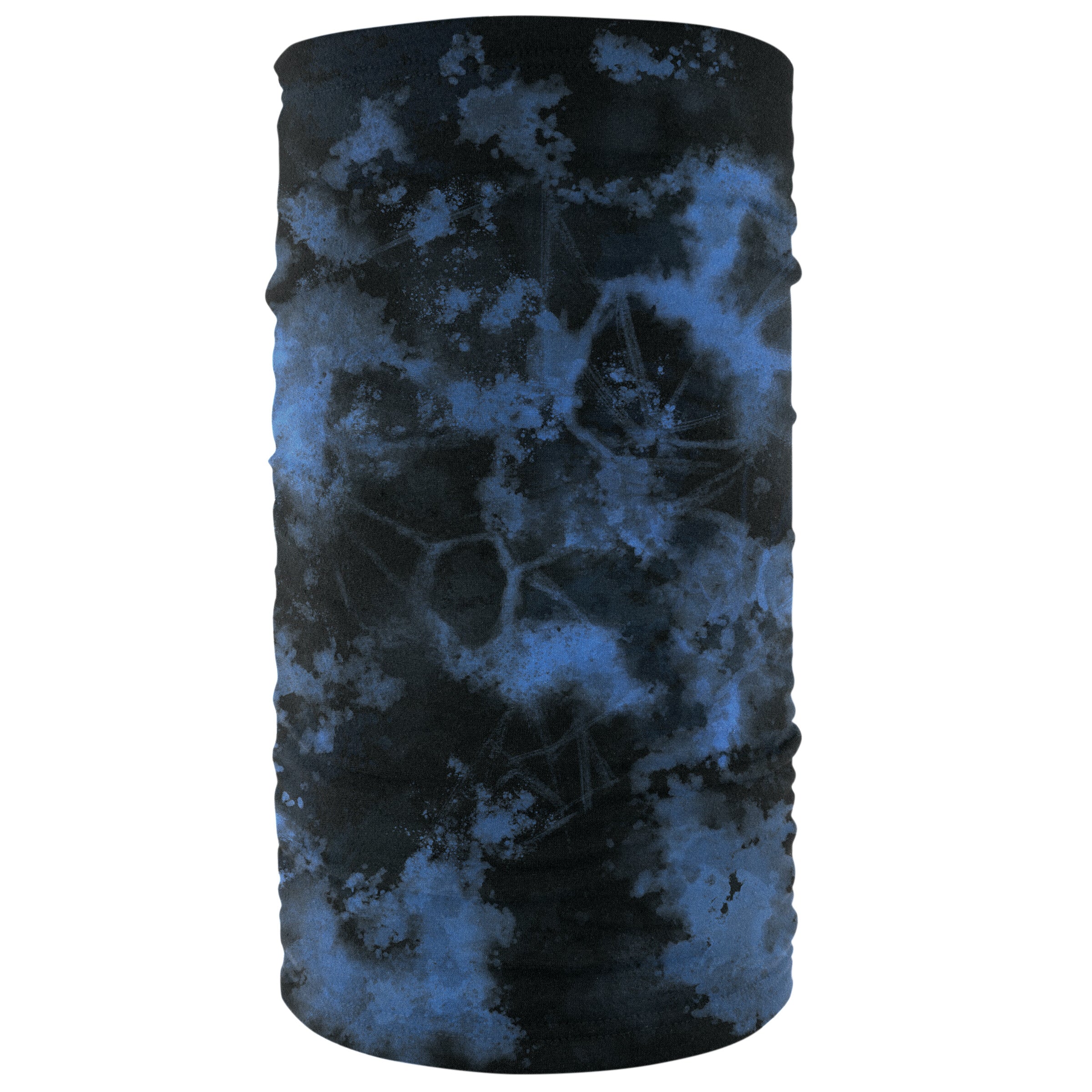 MOTLEY TUBE FLEECE LINED BLACK & BLUE TIE DYE #26-5342