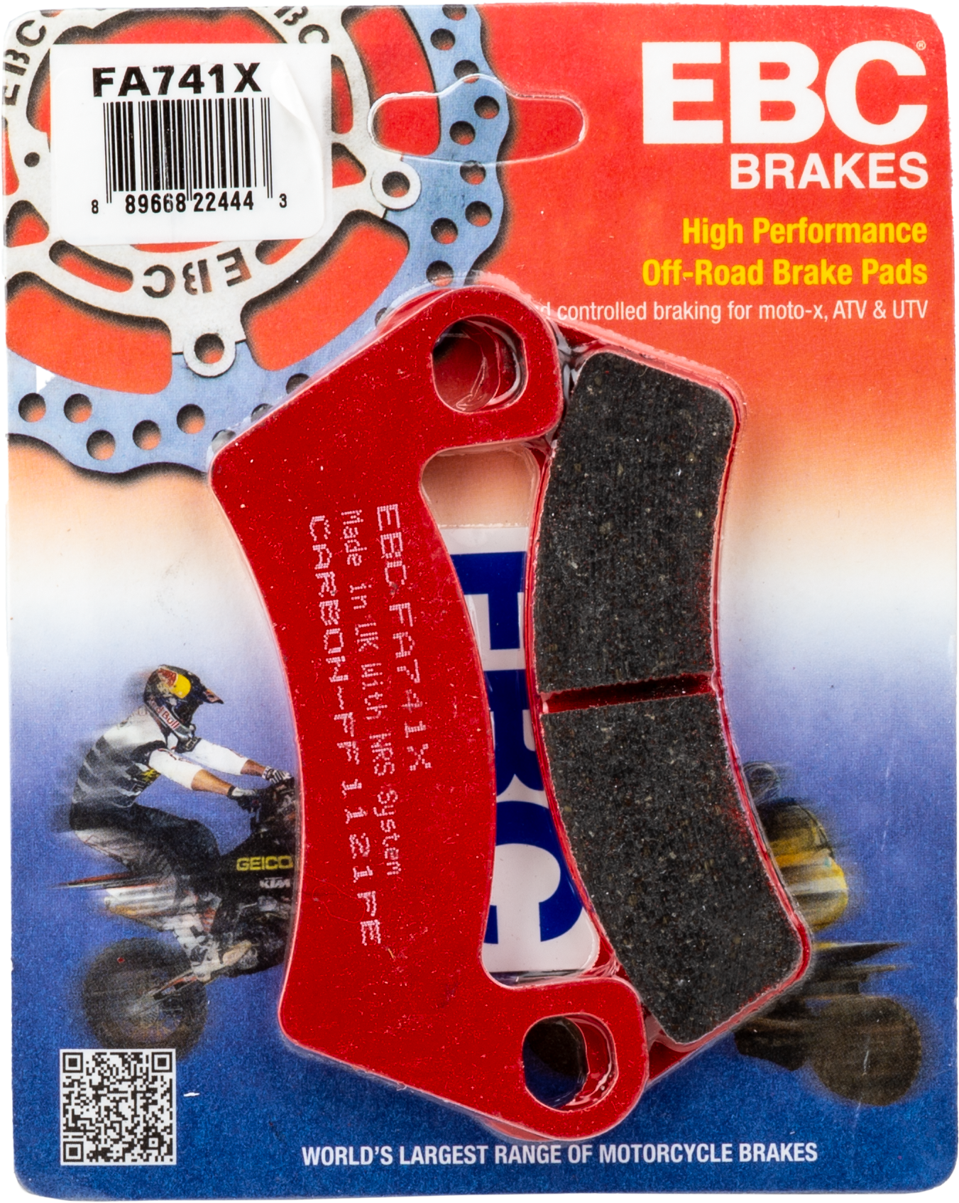 BRAKE PADS FA741X CARBON X SERIES