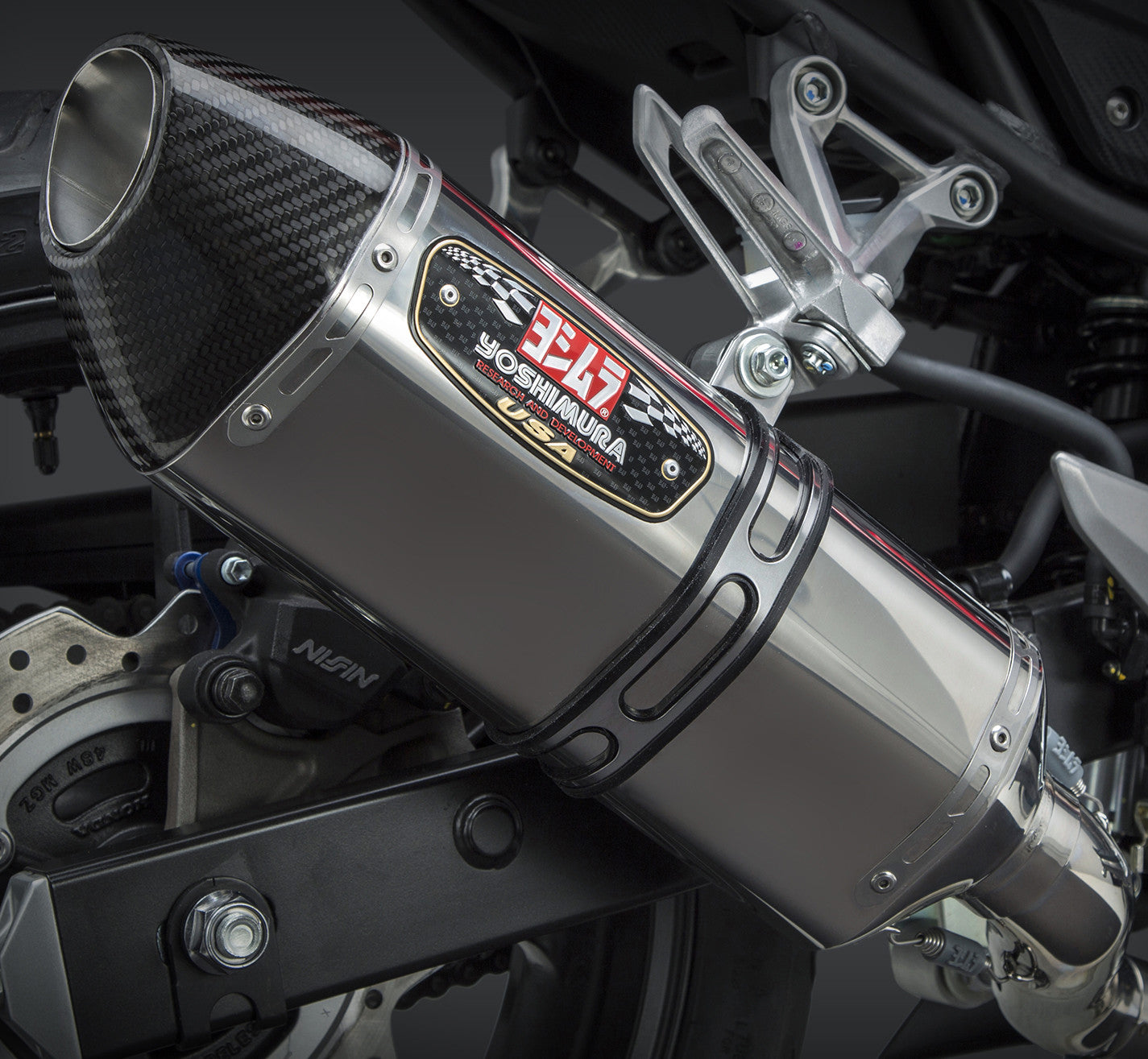EXHAUST SIGNATURE R-77 SLIP-ON SS-SS-CF #960-1231