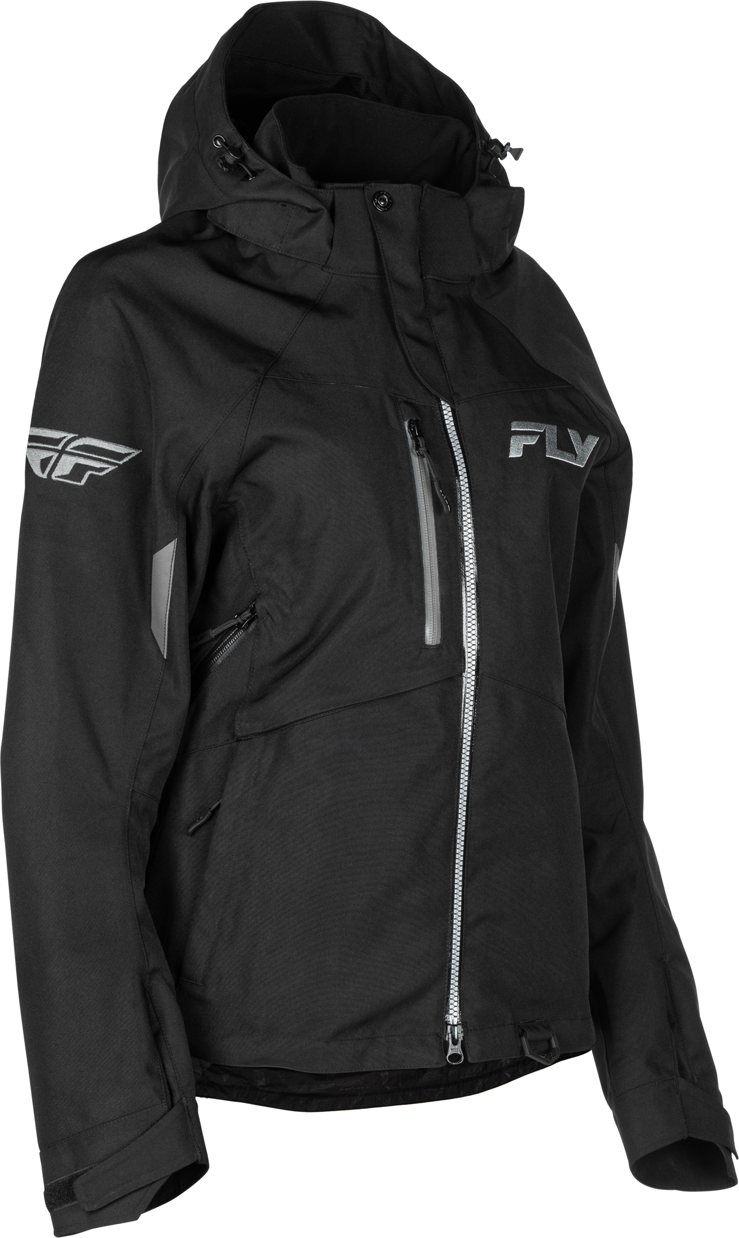 WOMEN'S CARBON JACKET BLACK/GREY LG