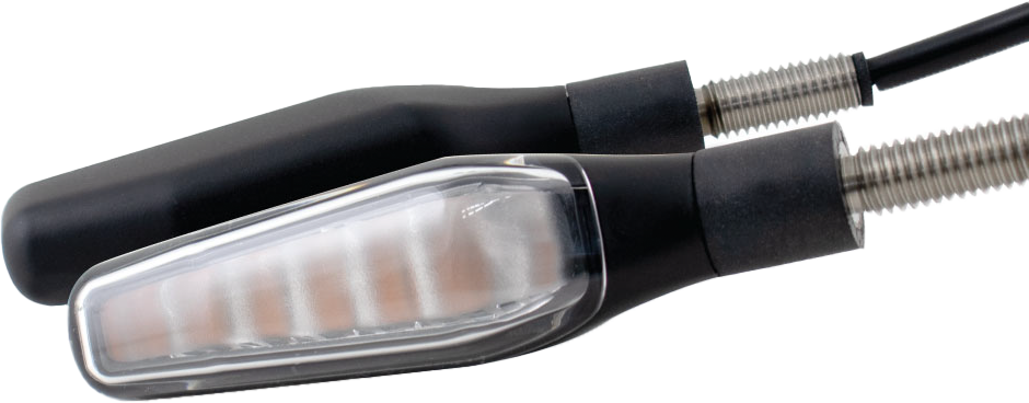GW-04 LED TURN SIGNALS SEQUENTIAL MATTE BLACK PAIR