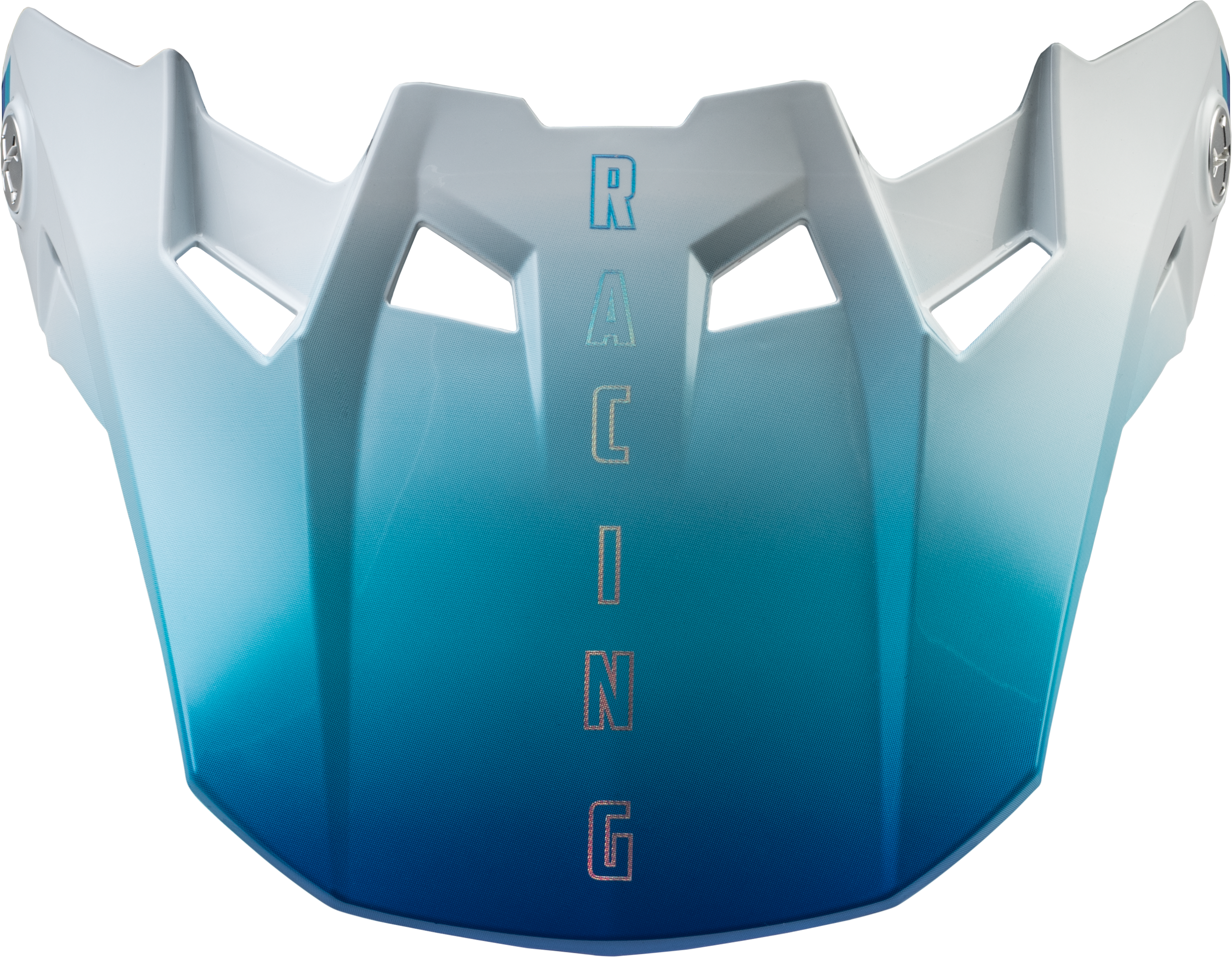 FORMULA CC DRIVER HELMET VISOR BLACK/BLUE/WHITE MD/LG