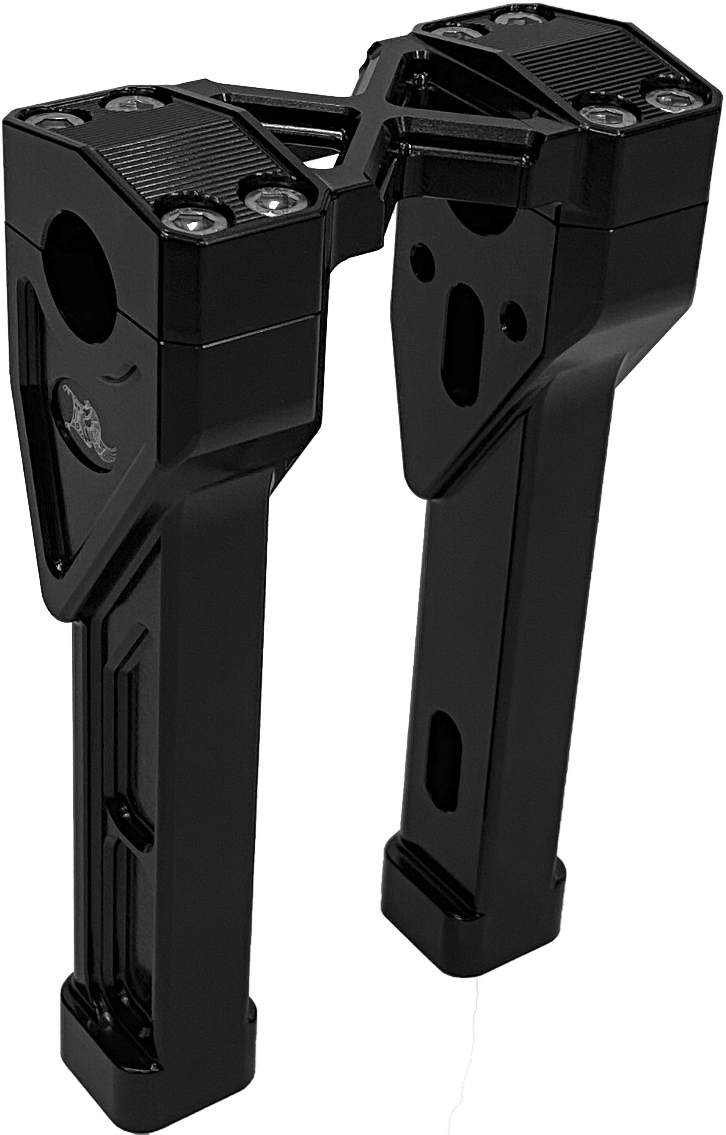 NL 1" X-RISER 8" STRAIGHT BLACK