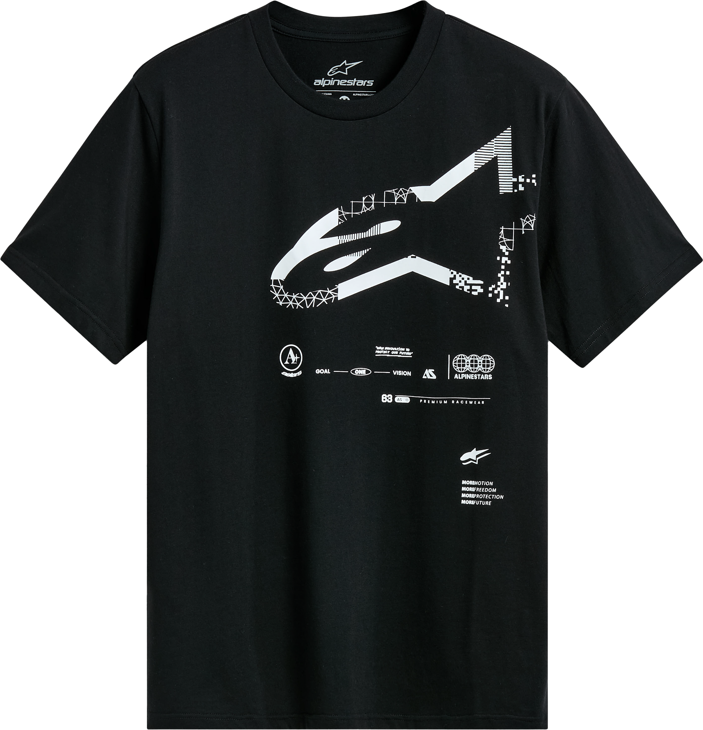 GEOGRAFICA SS CSF TEE BLACK 2X