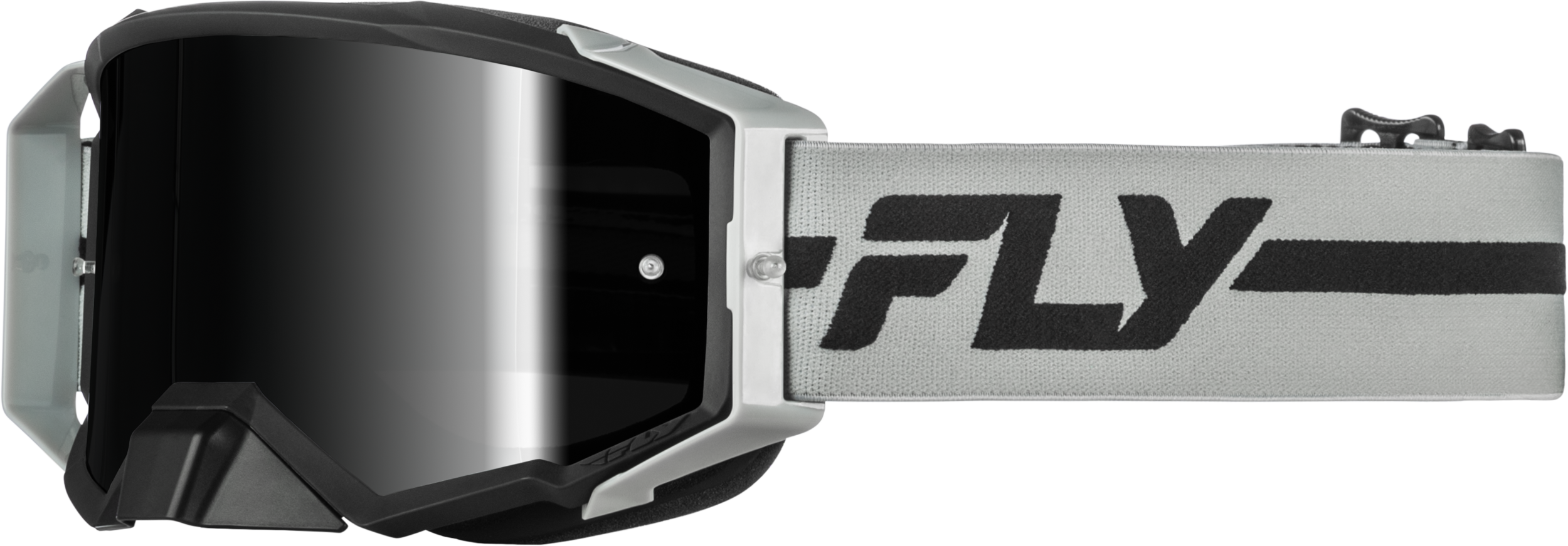 ZONE PRO GOGGLE GREY/BLACK W/ BLACK MIRROR/SMOKE LENS