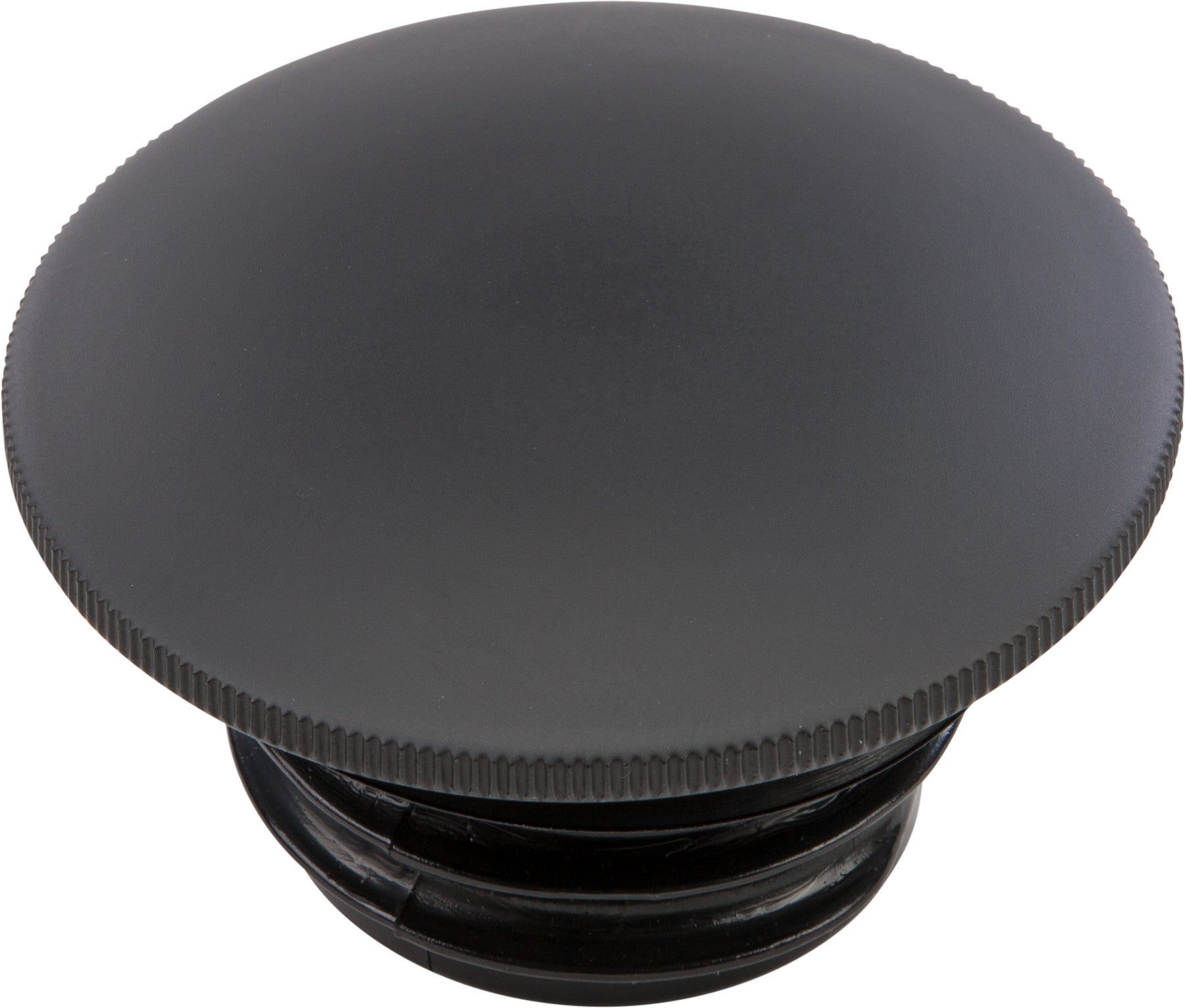 GAS CAP SCREW-IN SMOOTH NON-VENTED MATTE BLACK `96-25