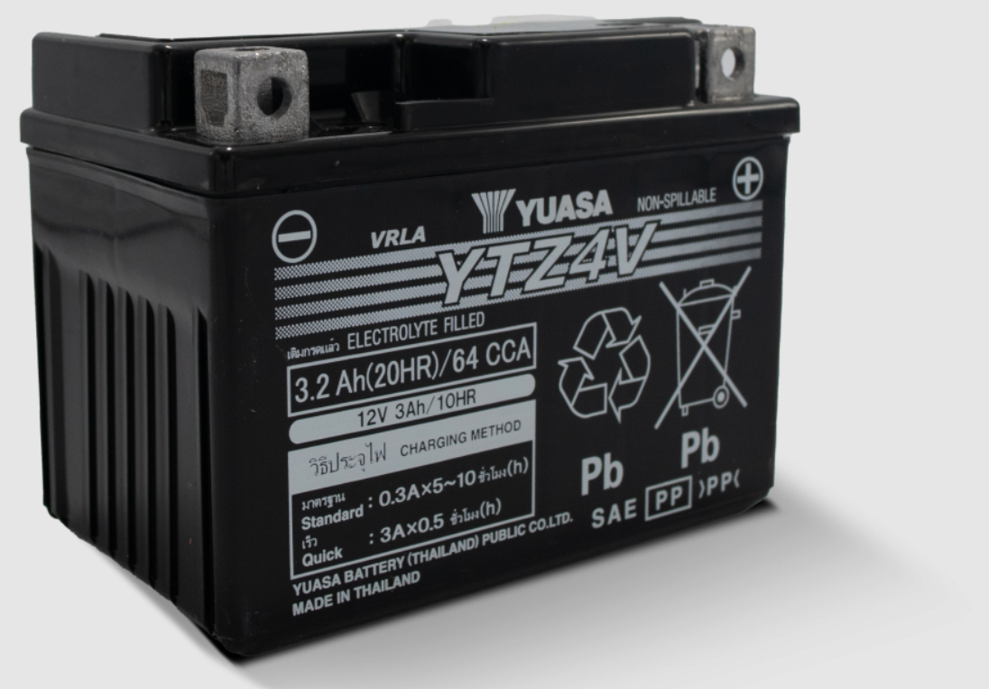 BATTERY YTZ4V MAINTENANCE FREE