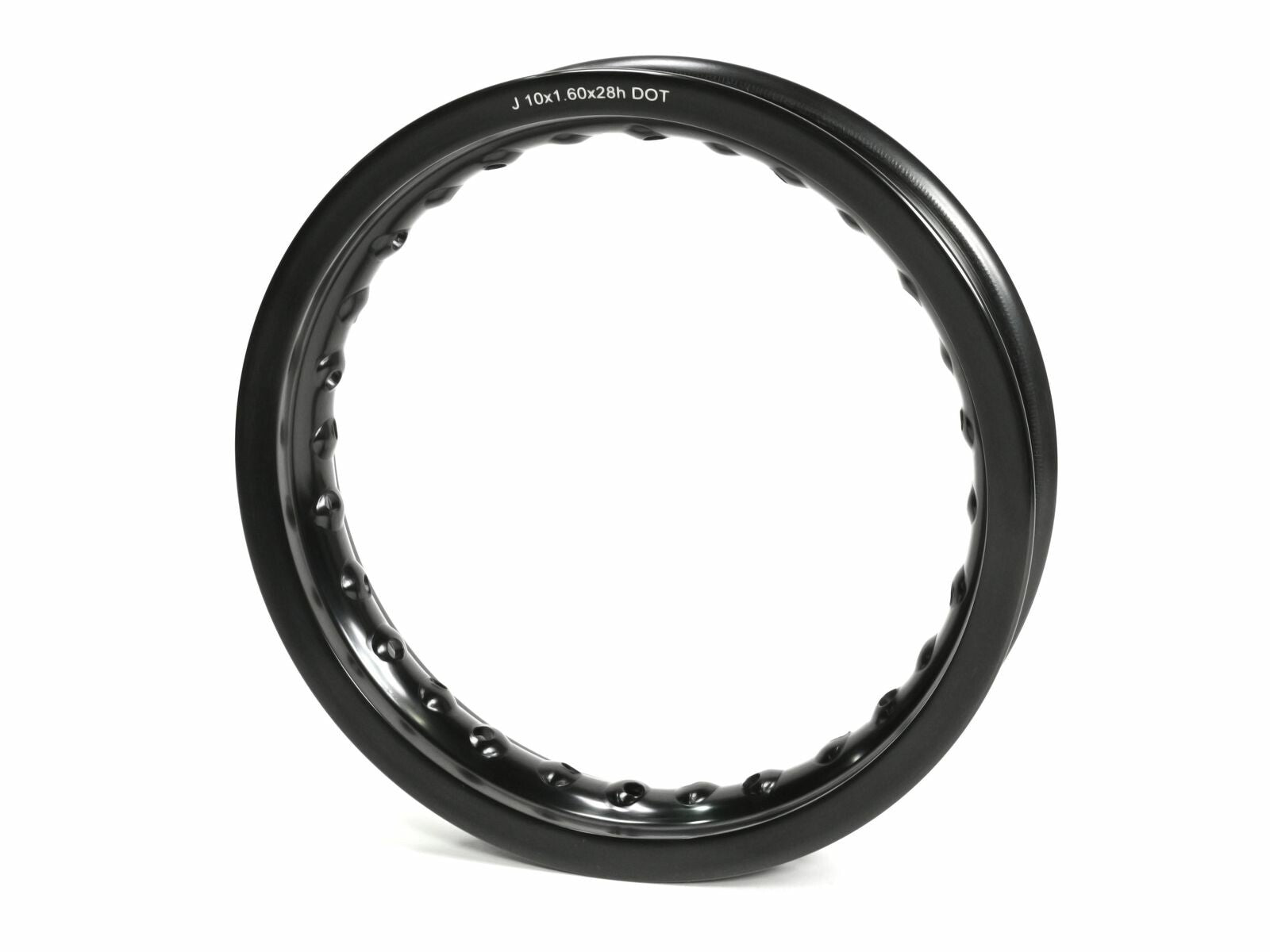 RIM - ALUMINUM 10"X1.60"X28H BLACK