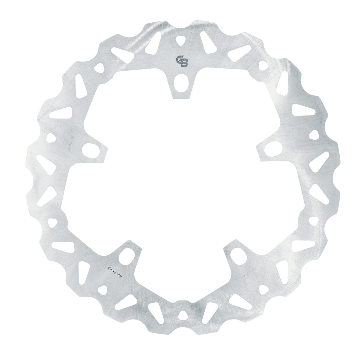 ROTOR 12.5" SOLID WAVE FR STAINLESS