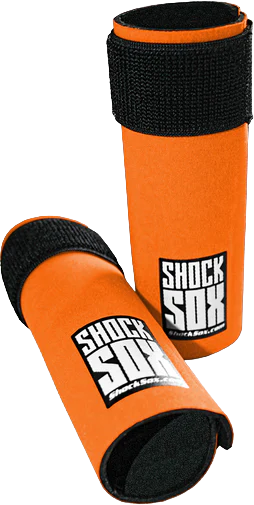 SHOCK SOX 6" ORANGE UPSIDE DOWN FORKS