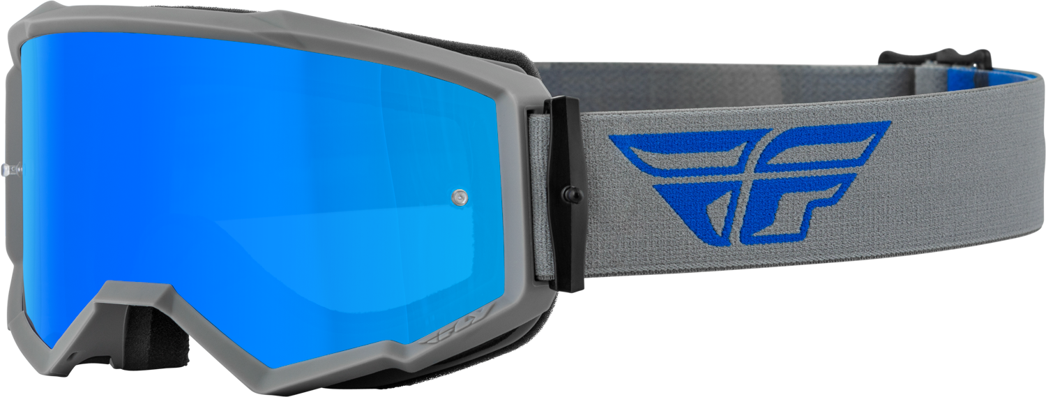 ZONE GOGGLE GREY/BLUE W/ SKY BLUE MIRROR/SMOKE LENS