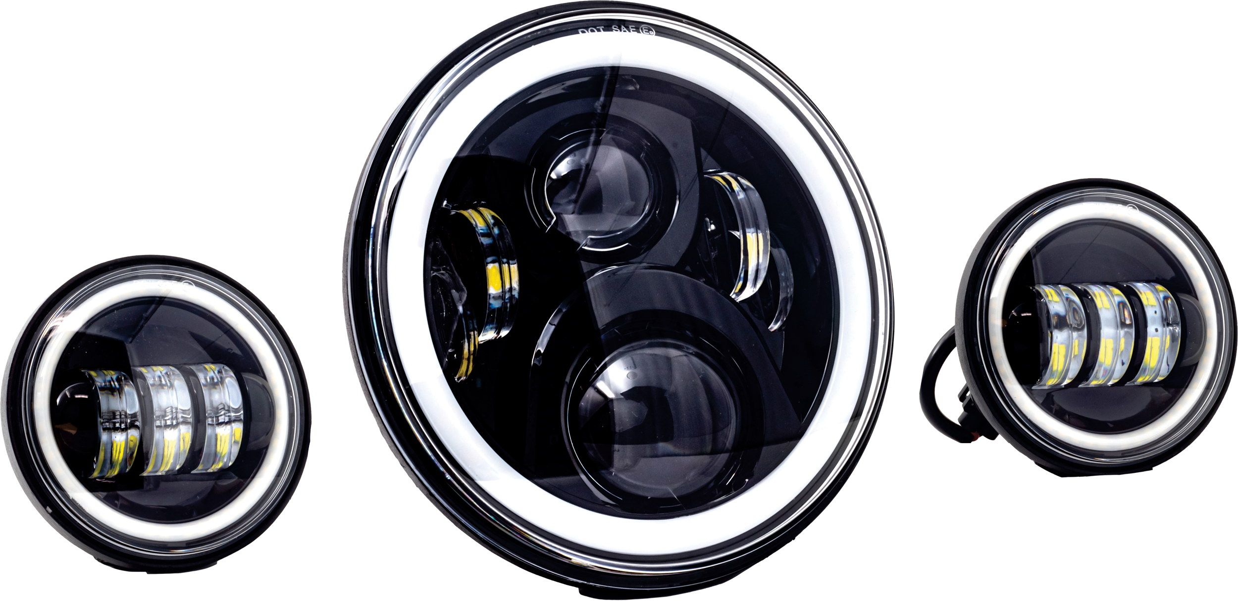 7" LED Headlight w/ Mount Adapter