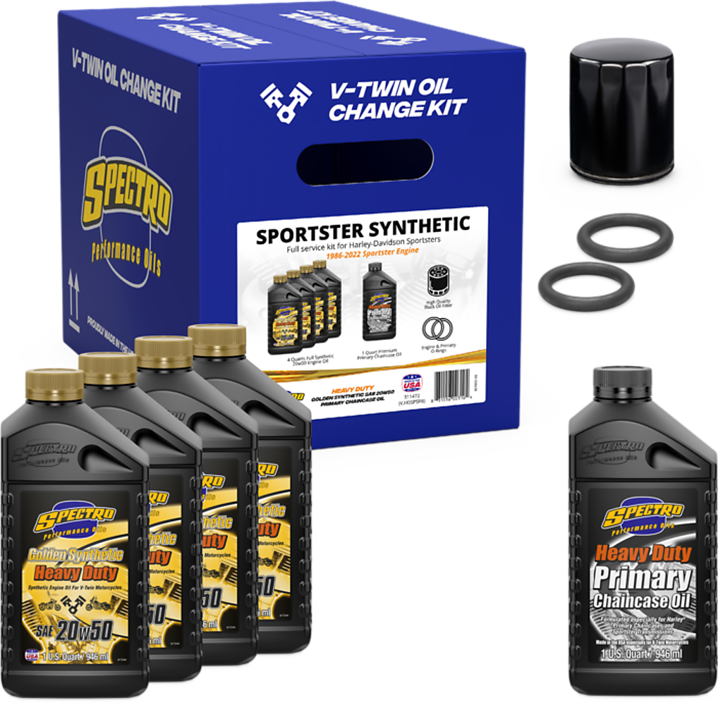 V-TWIN FULL OIL SERVICE KIT XL SYNTHETIC
