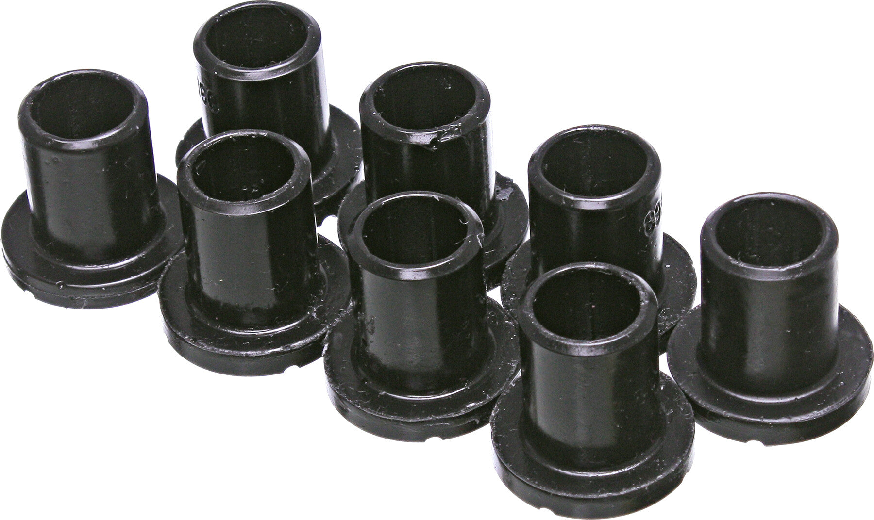 CONTROL ARM BUSHINGS FRONT BLACK POL