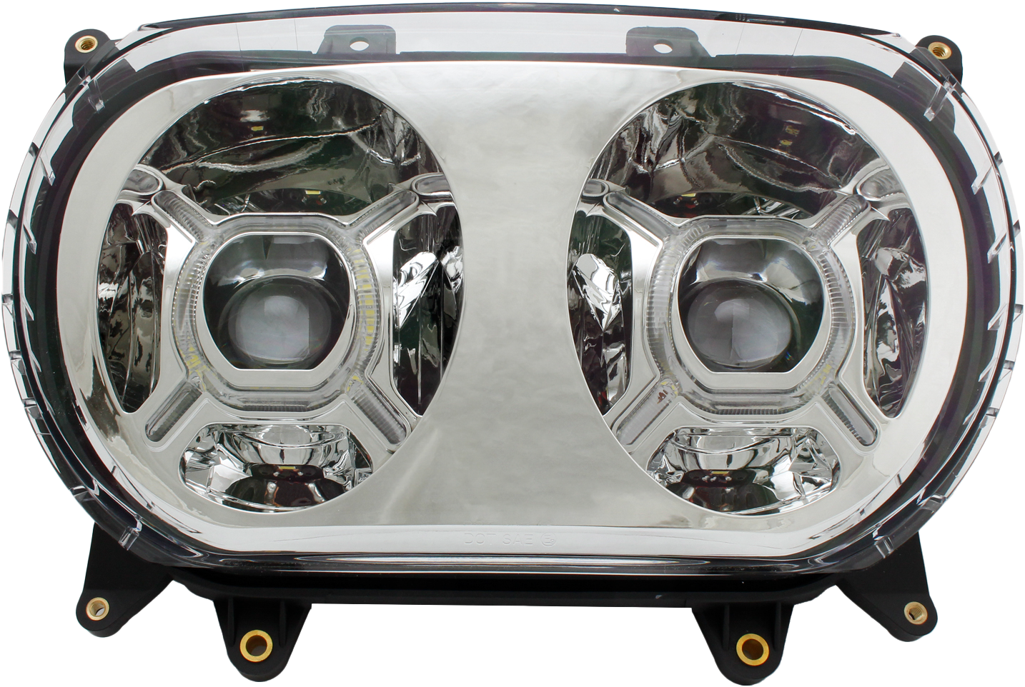 ROAD GLIDE HEADLIGHTS `15-22 CHROME