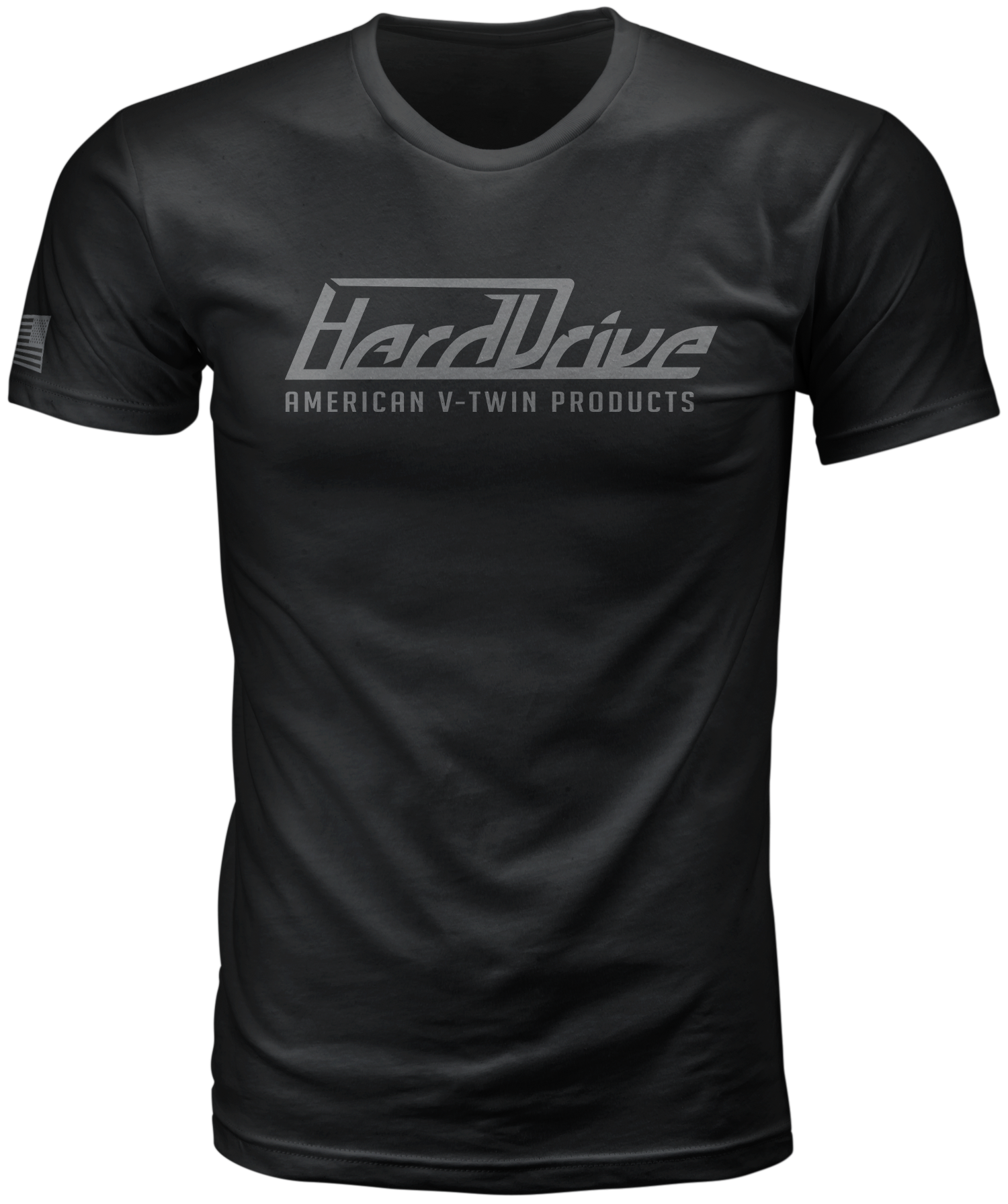 HARDDRIVE TEE BLACK/GREY XL