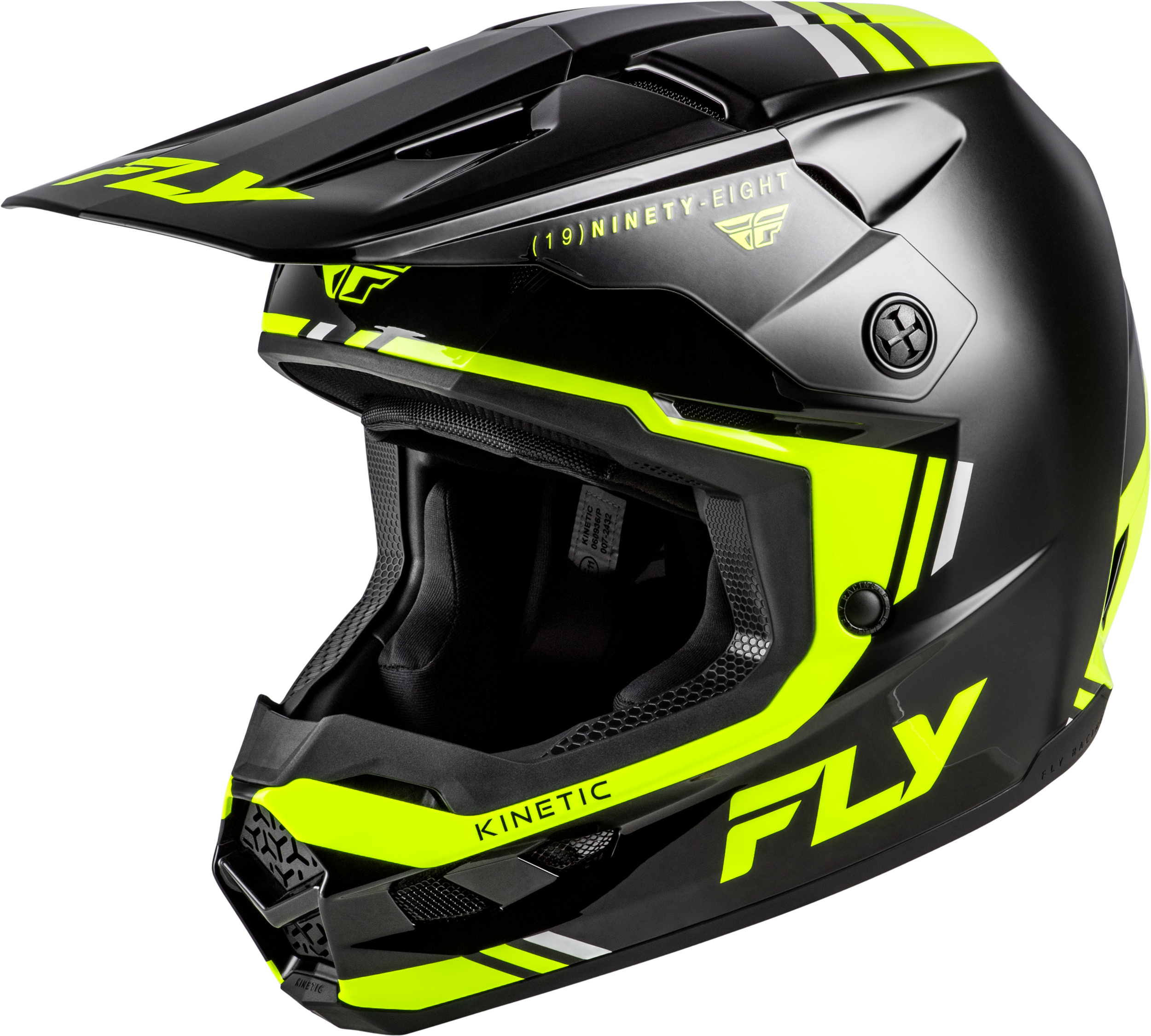 KINETIC VERDICT HELMET BLACK/HI-VIS/GREY XS