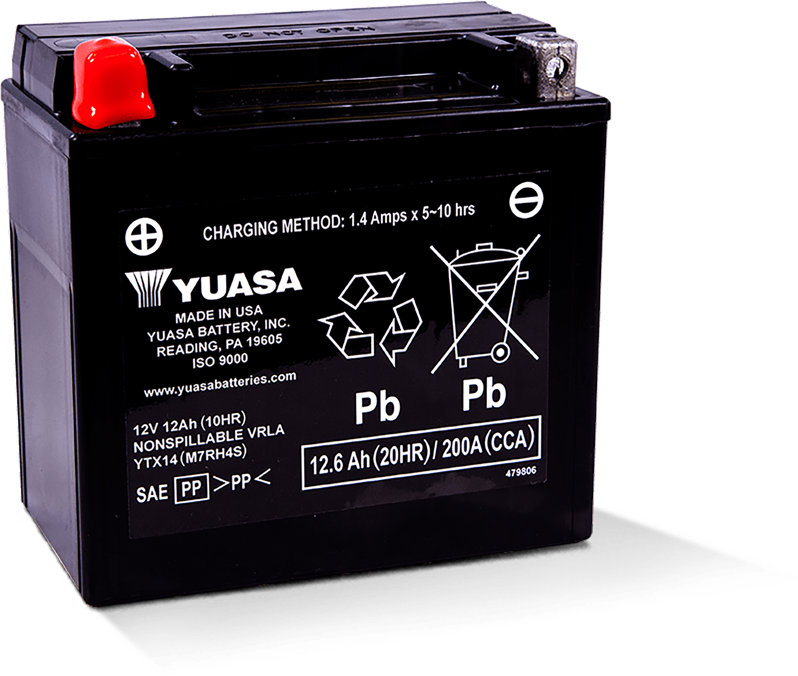 BATTERY YTX14 SEALED FACTORY ACTIVATED