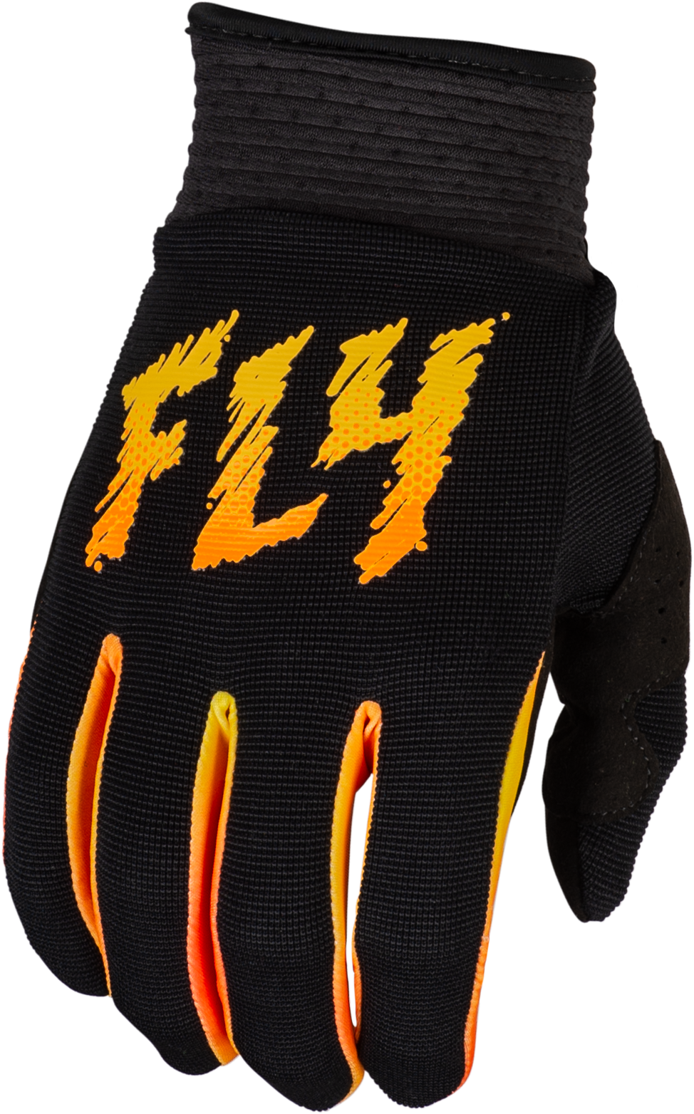 YOUTH F-16 GLOVES BLACK/YELLOW/ORANGE YXS