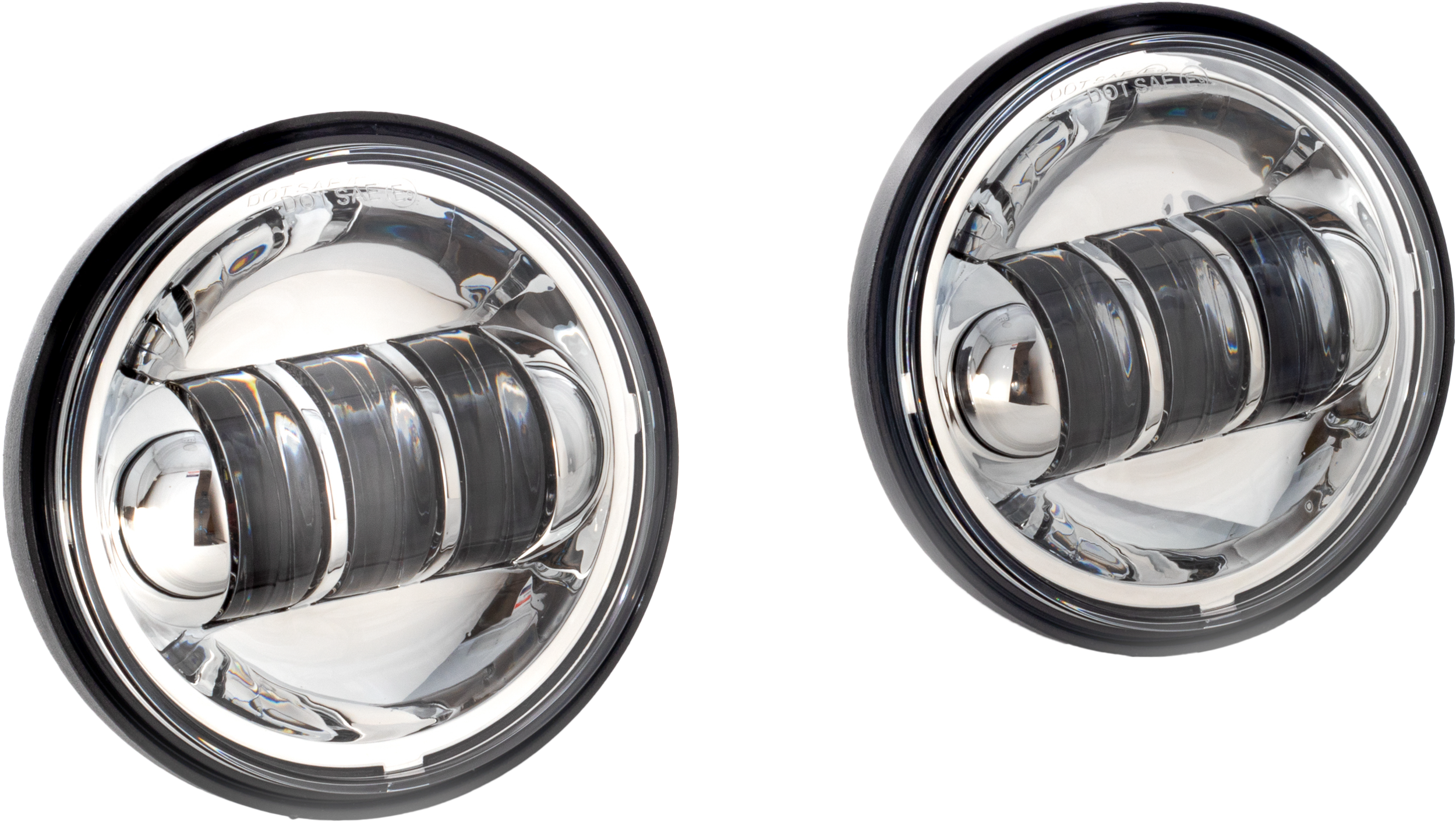 4.5" LED PASSING LIGHTS CHROME