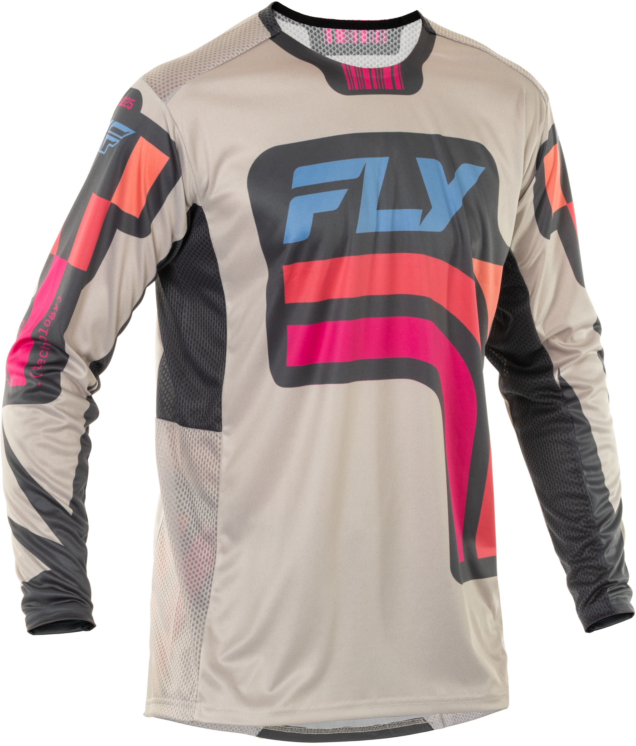YOUTH LITE VICE JERSEY LIGHT GREY/PINK/CORAL YXL