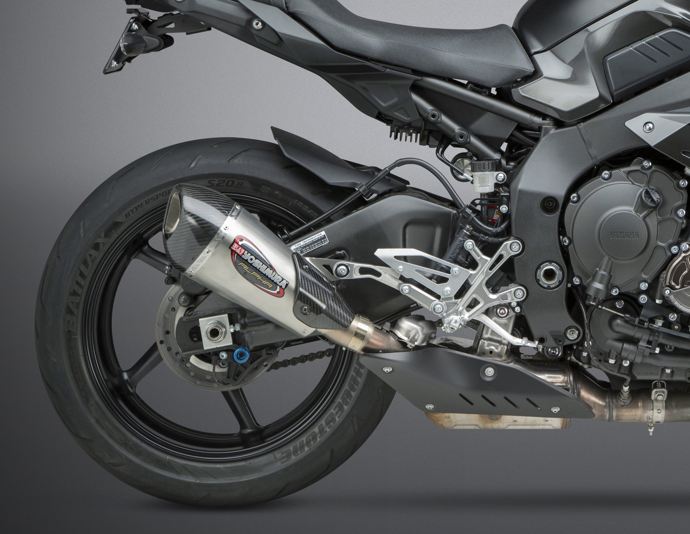 EXHAUST STREET ALPHA-T SLIP-ON SS-SS-CF WORKS #960-1564