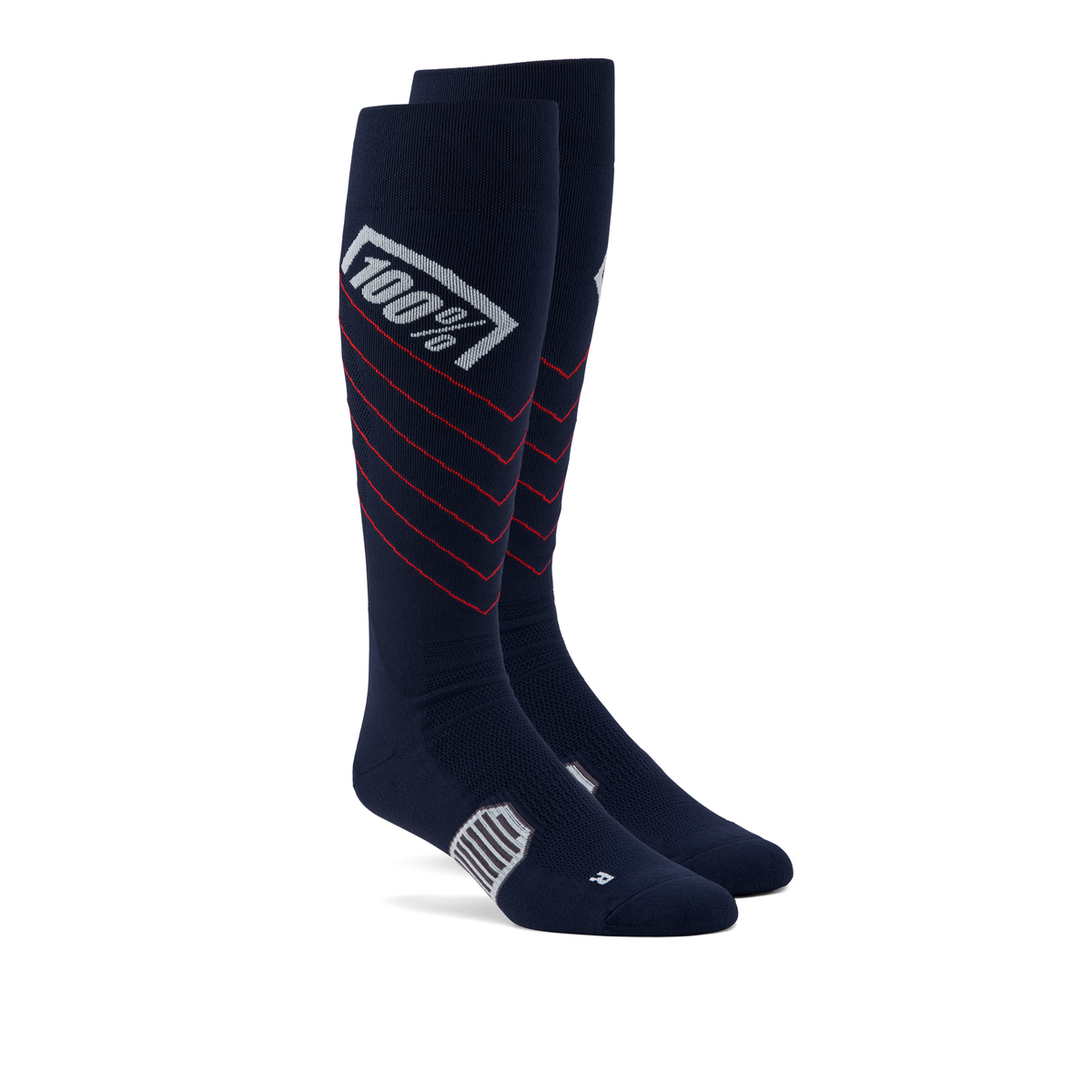 HI SIDE THIN MX SOCKS NAVY LG/XL