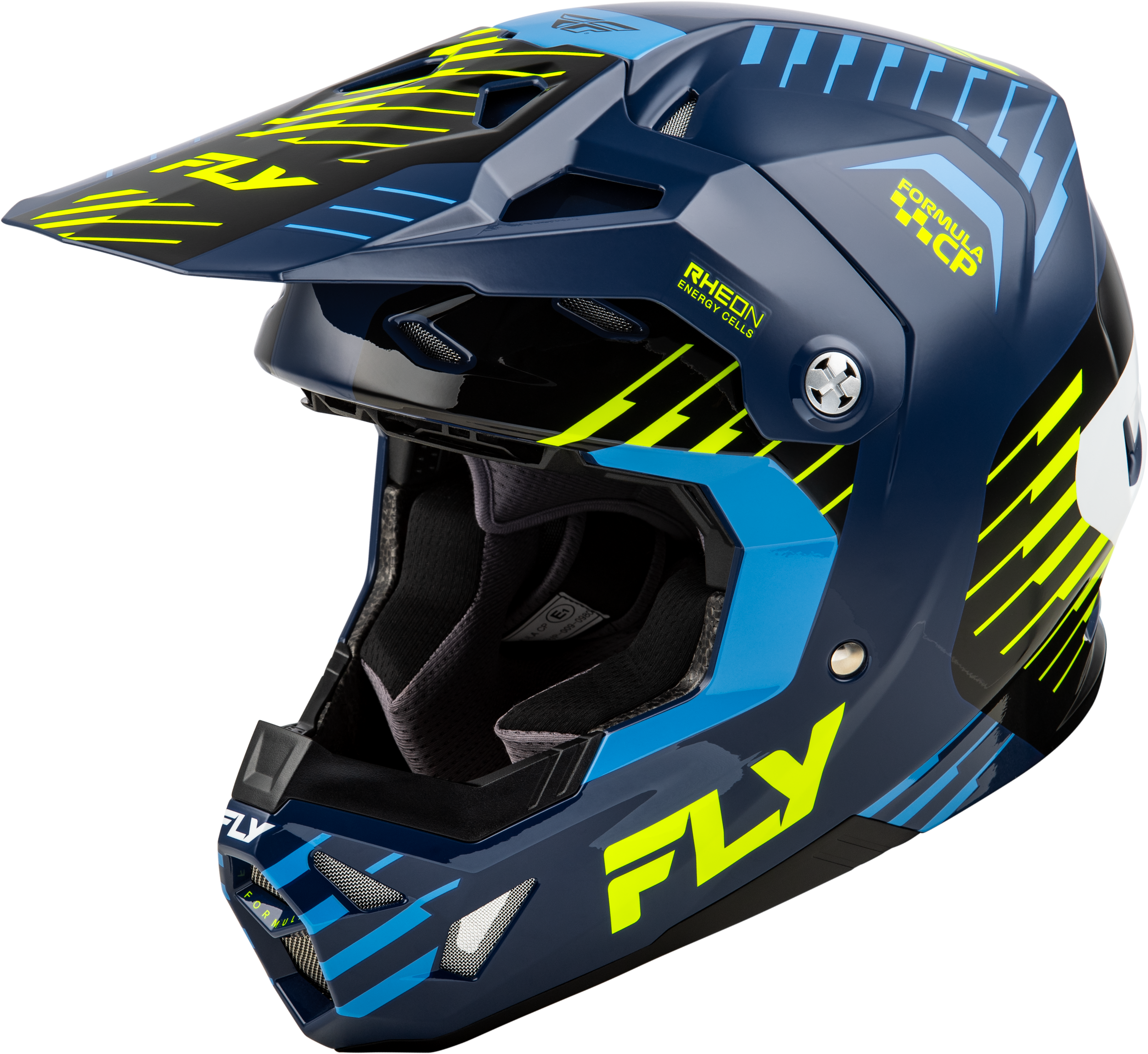 FORMULA CP SLICE HELMET NAVY/HI-VIS/WHITE SM
