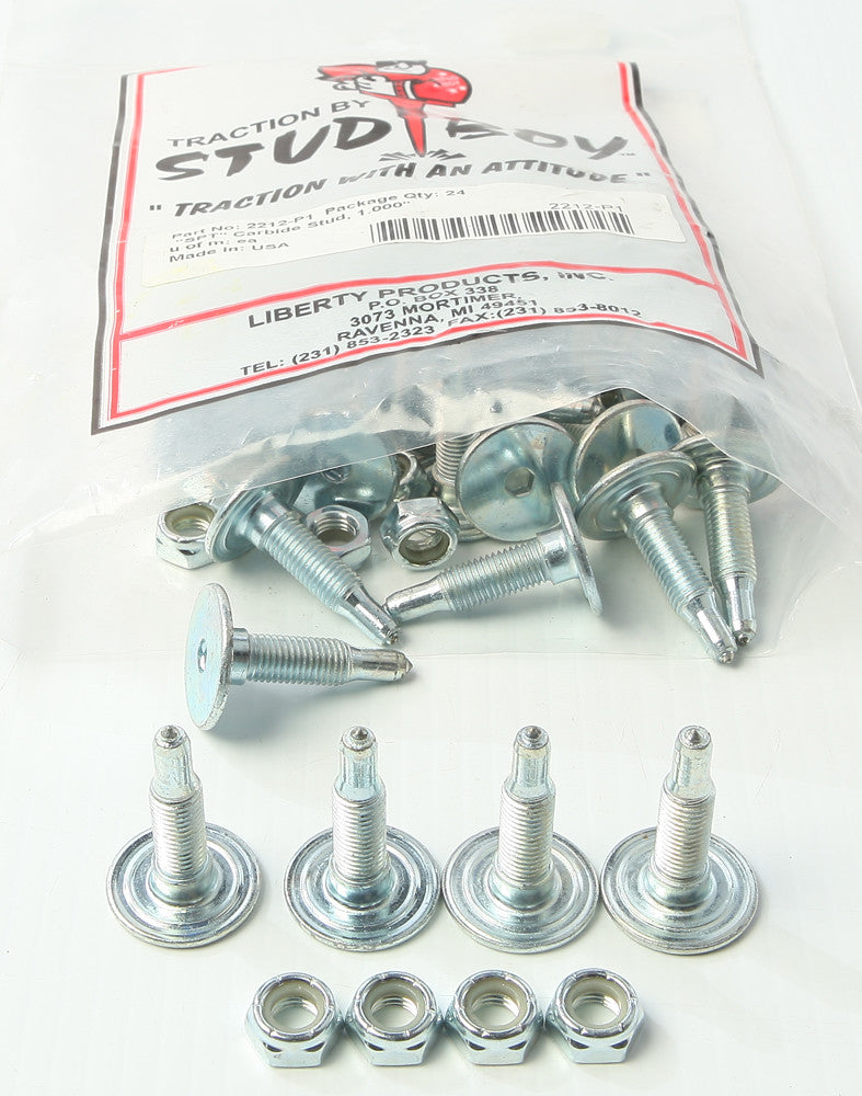 SPT CARBIDE STUDS 1.00" 24/PK