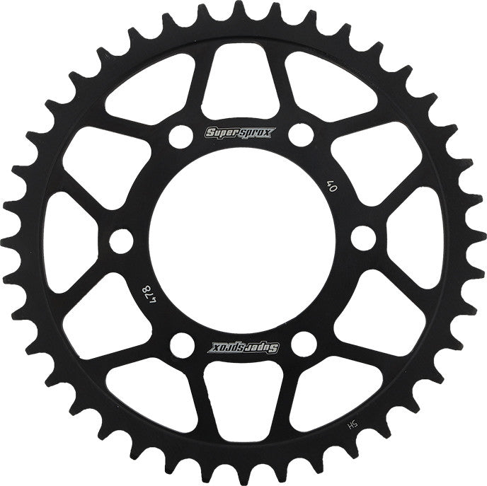 REAR SPROCKET STEEL 40T-520 BLK KAW/POL