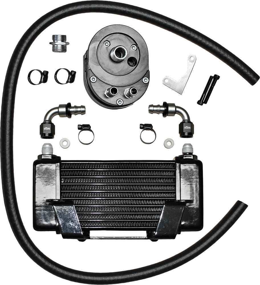 LOWMOUNT 10-ROW OIL COOLER BLACK